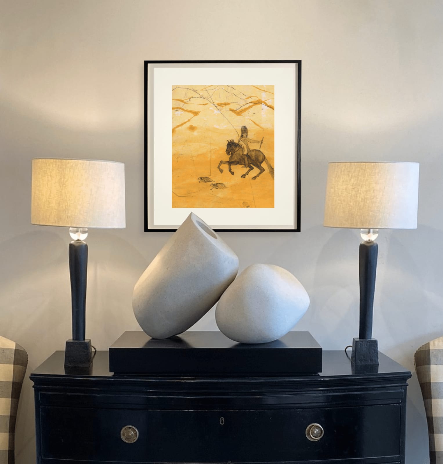 Kate Boxer, Bobby, Joey & Ferdinand VII (Unframed)