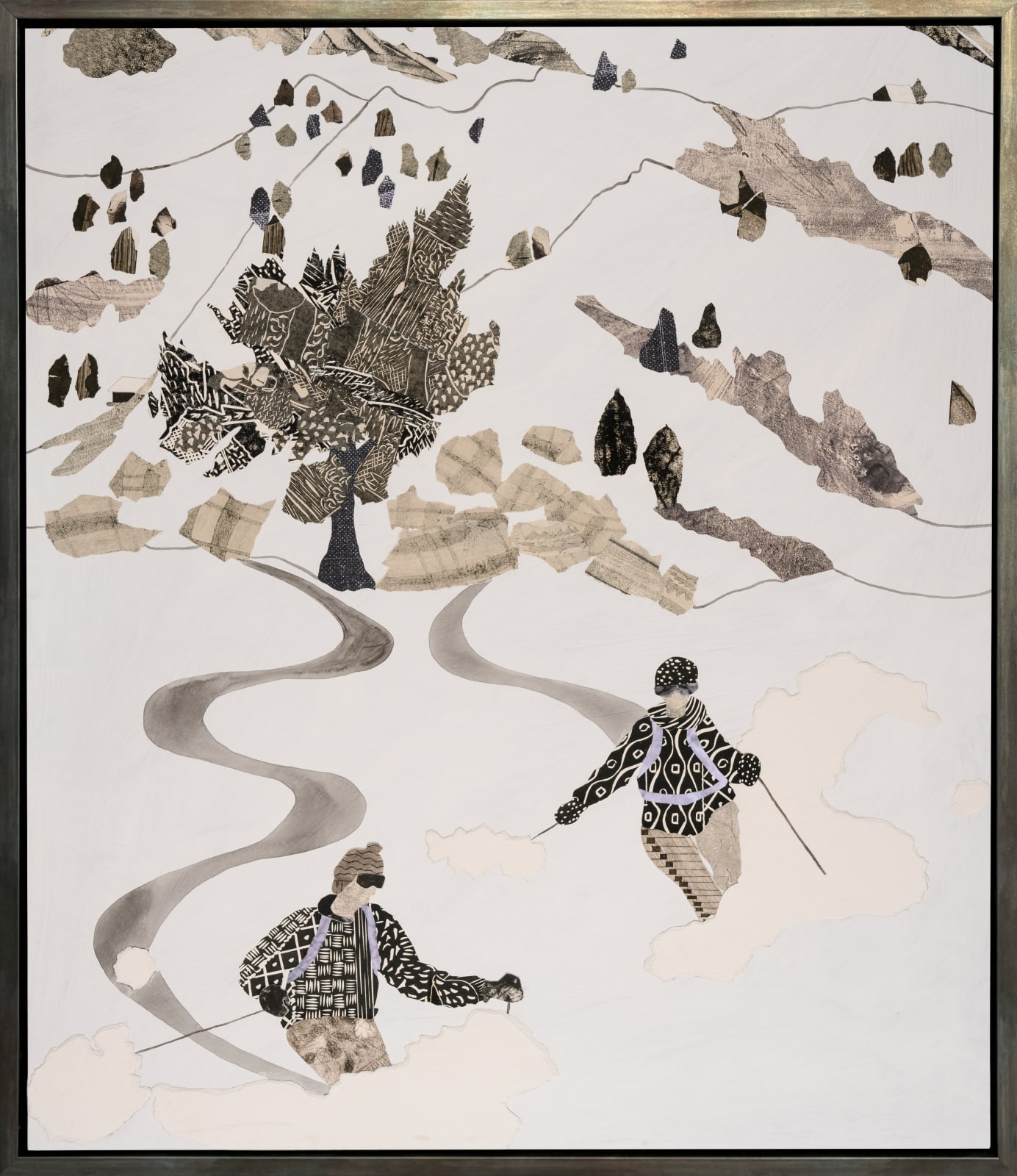 Dione Verulam, Skiing through the Meadows (Chinese Garden)