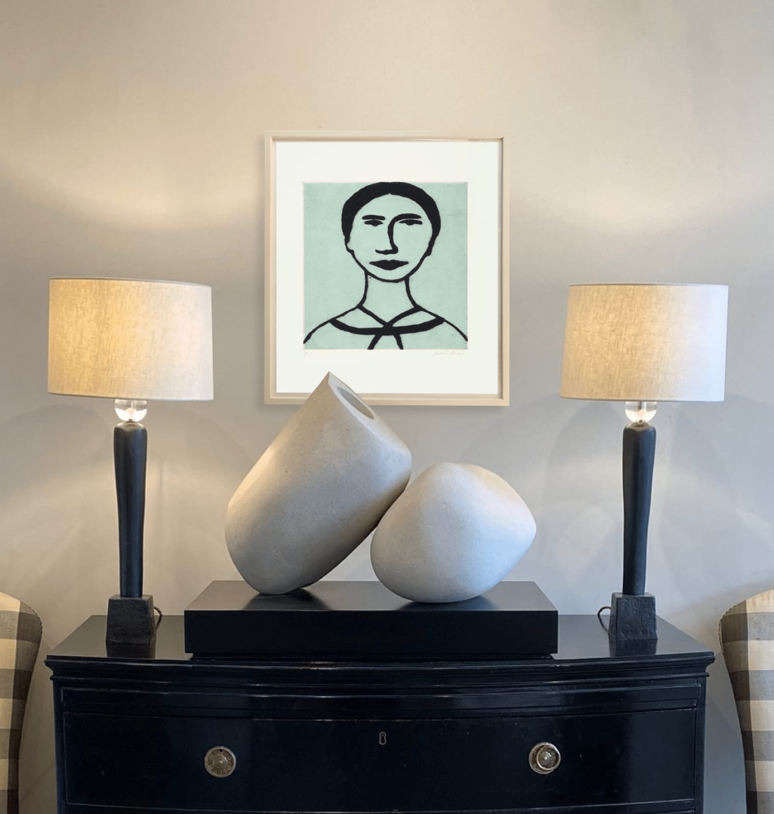 Kate Boxer, Emily Dickinson (Unframed)