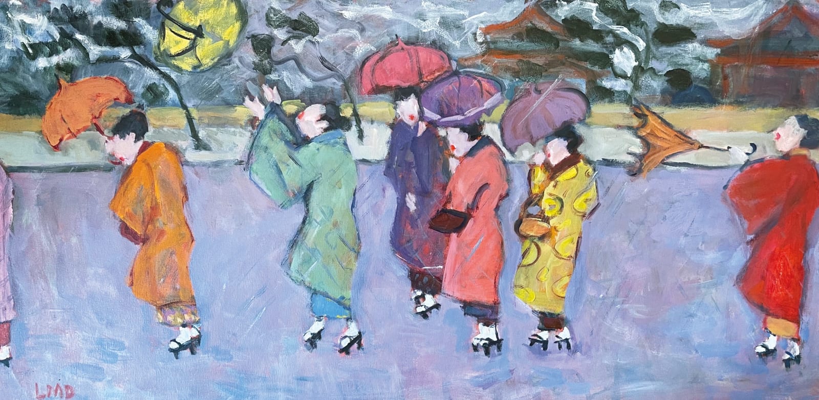 Lucy Dickens, Wet Windy Sunday, Tokyo