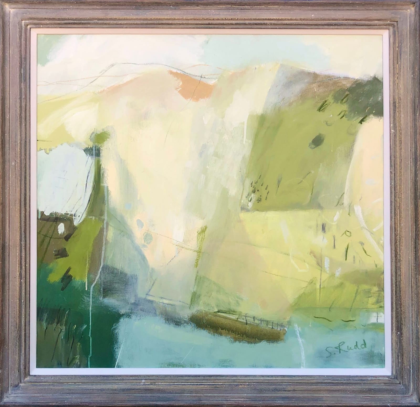 Sam Rudd, Patchwork Hills and the Mountain (Hungerford Gallery)