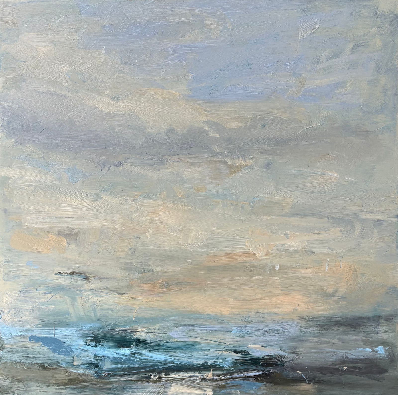 Louise Balaam, Turquoise Flash, Glow on the Horizon (London Gallery)