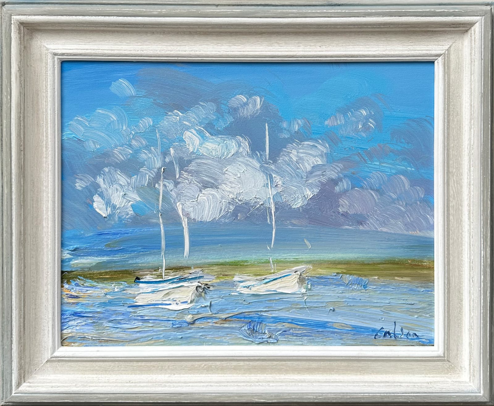Richard Colson, Moorings Brancaster I (London Gallery)