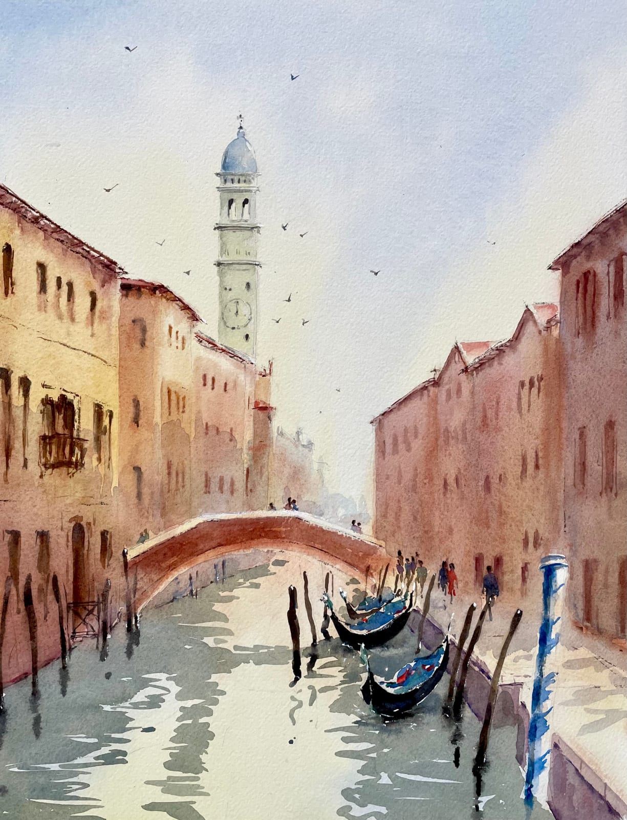 Julia Cassels, Rio Greci, Venice (Hungerford Gallery)