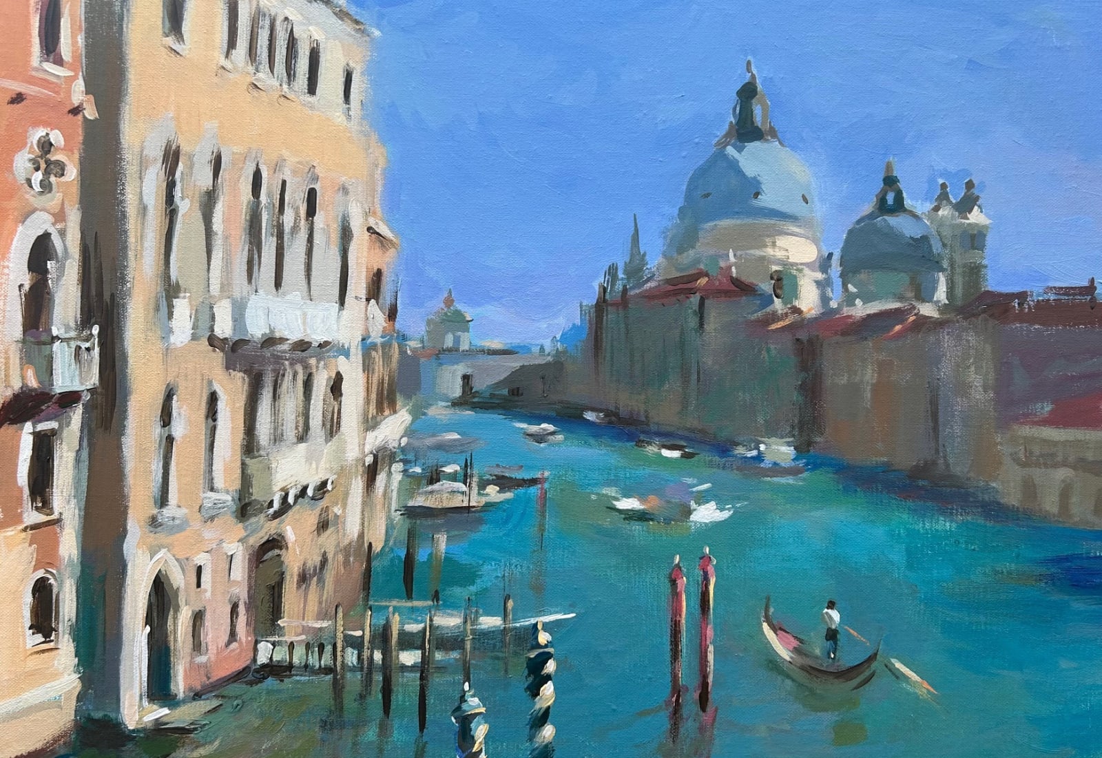 Rachel Wright, Grand Canal View (Hungerford Gallery)