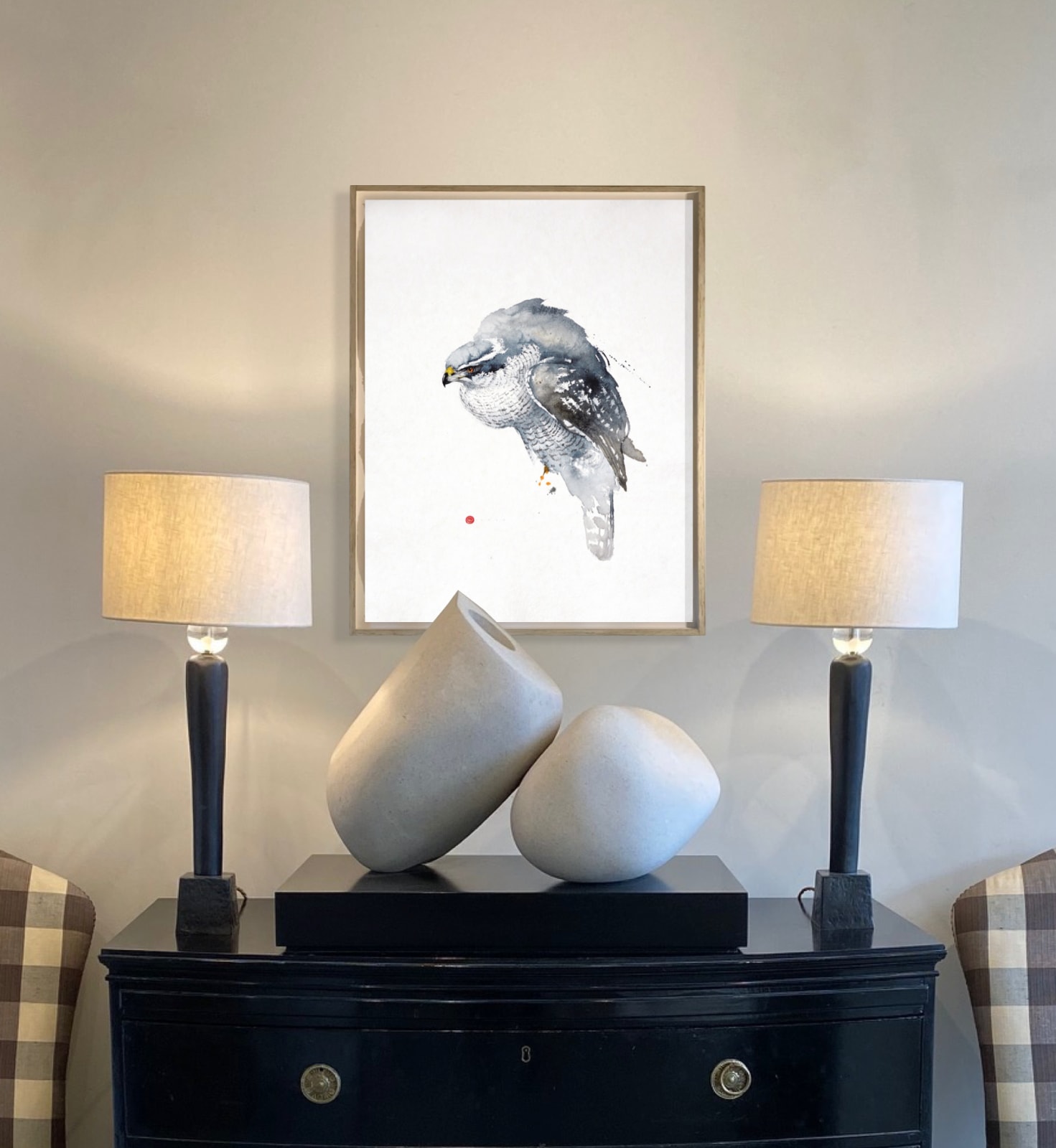 Karl Martens, Goshawk (Mounted) (Hungerford Gallery)