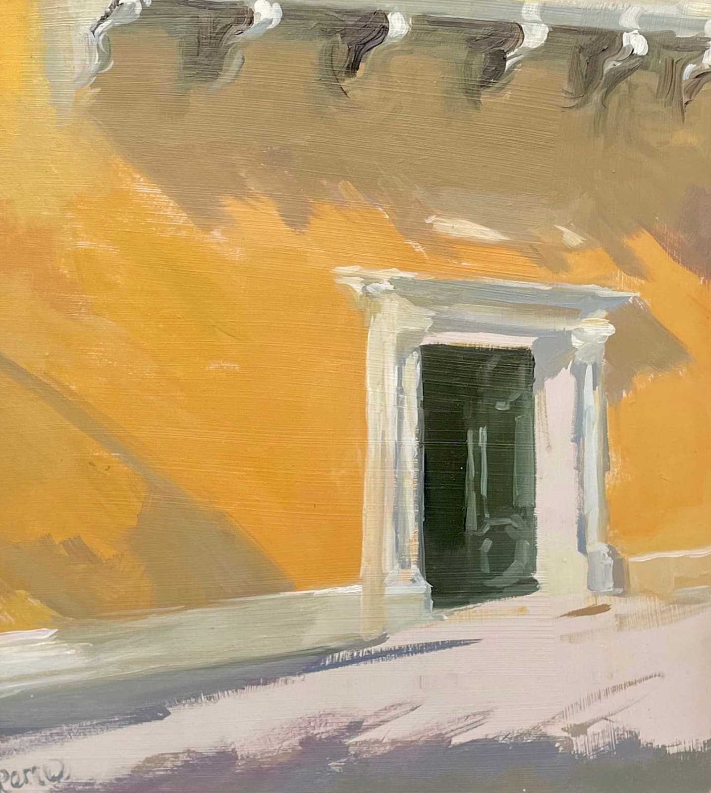Rachel Wright, Light on the Door at the Campiello de Lorendan (Hungerford Gallery)