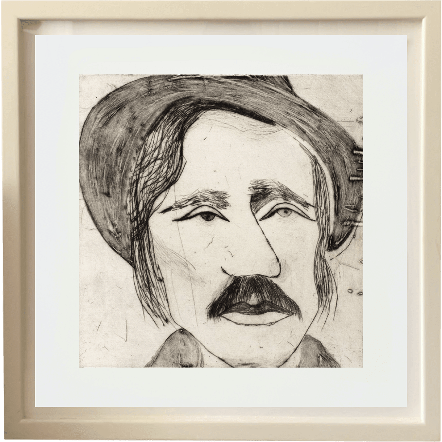 Kate Boxer, Maxim Gorky (Unframed)