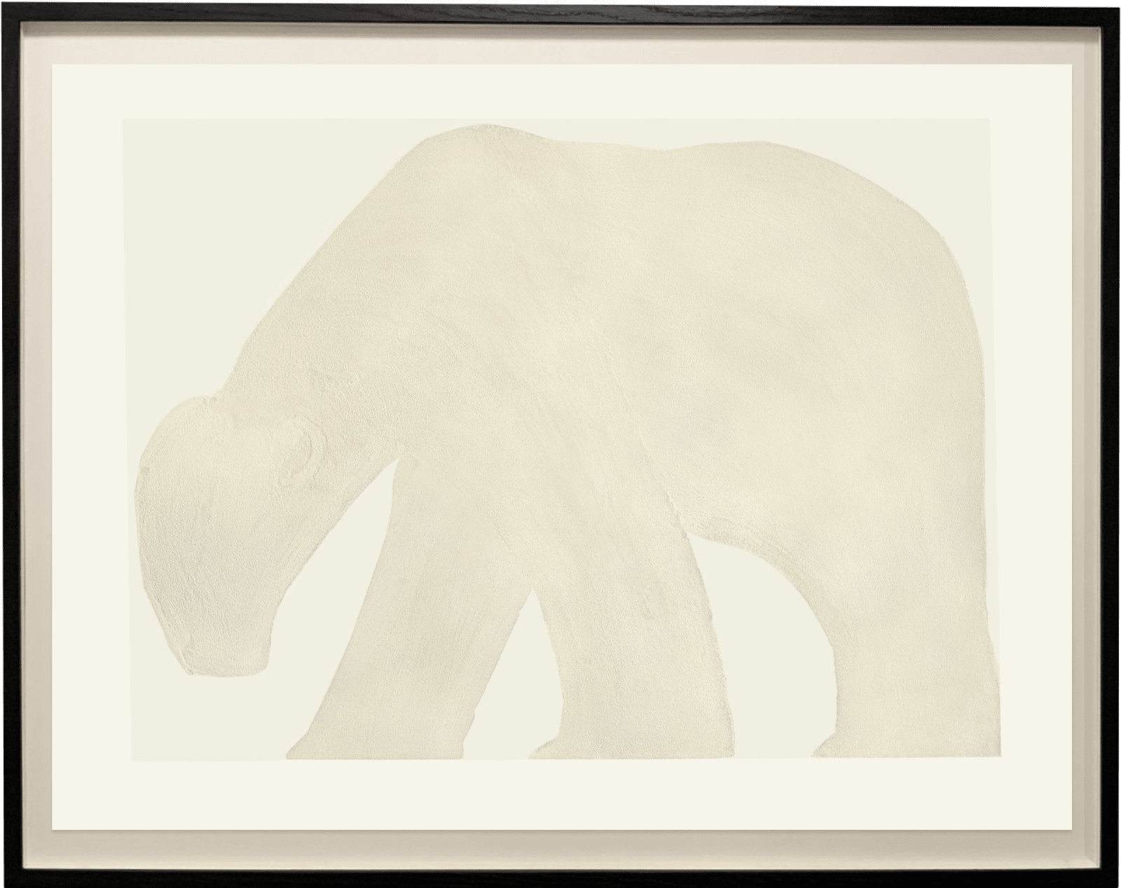 Kate Boxer, Polar Bear - White (Unframed)