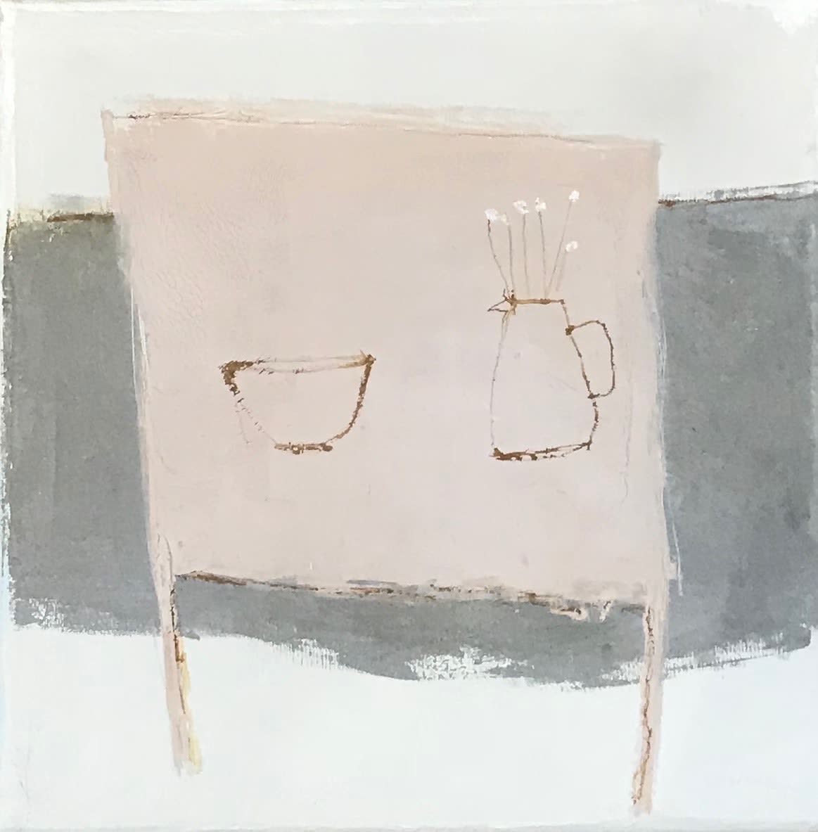 Jenny Lock, Pink Table (Unframed)
