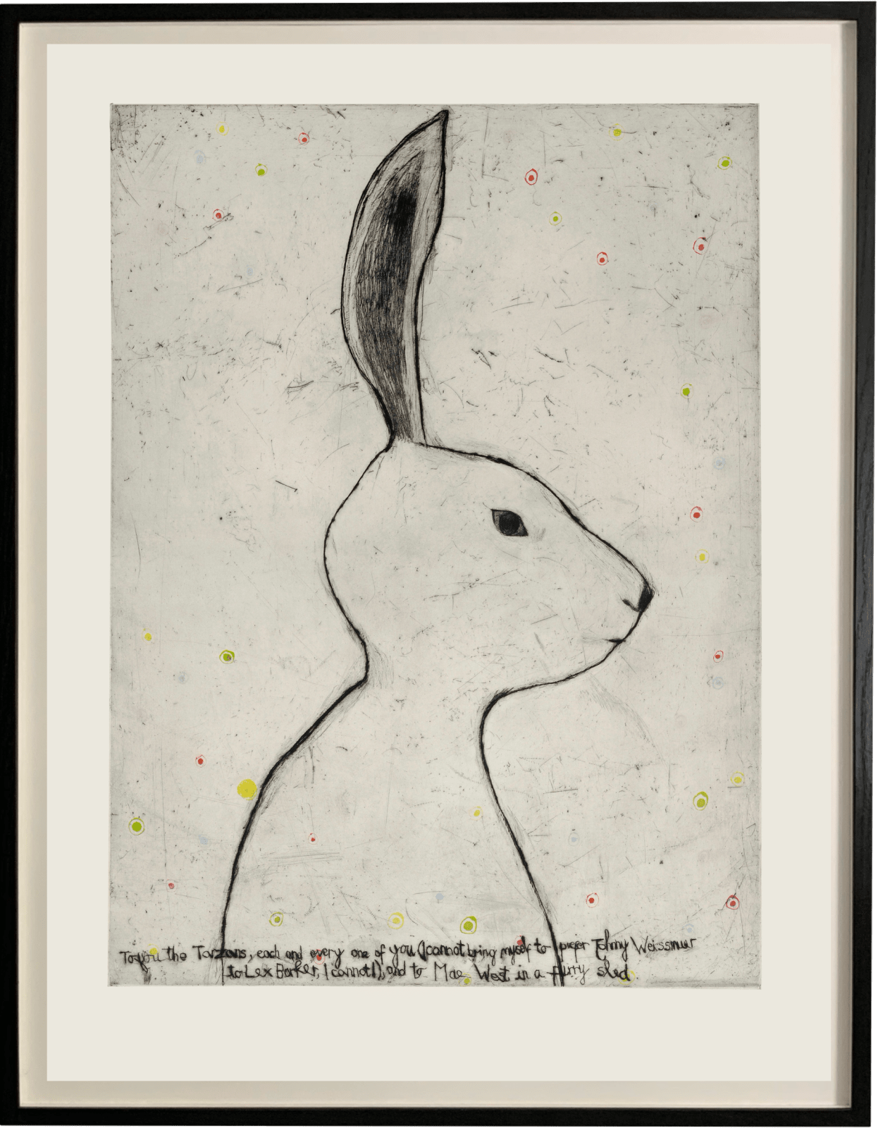 Kate Boxer, To You the Tarzans (Unframed)