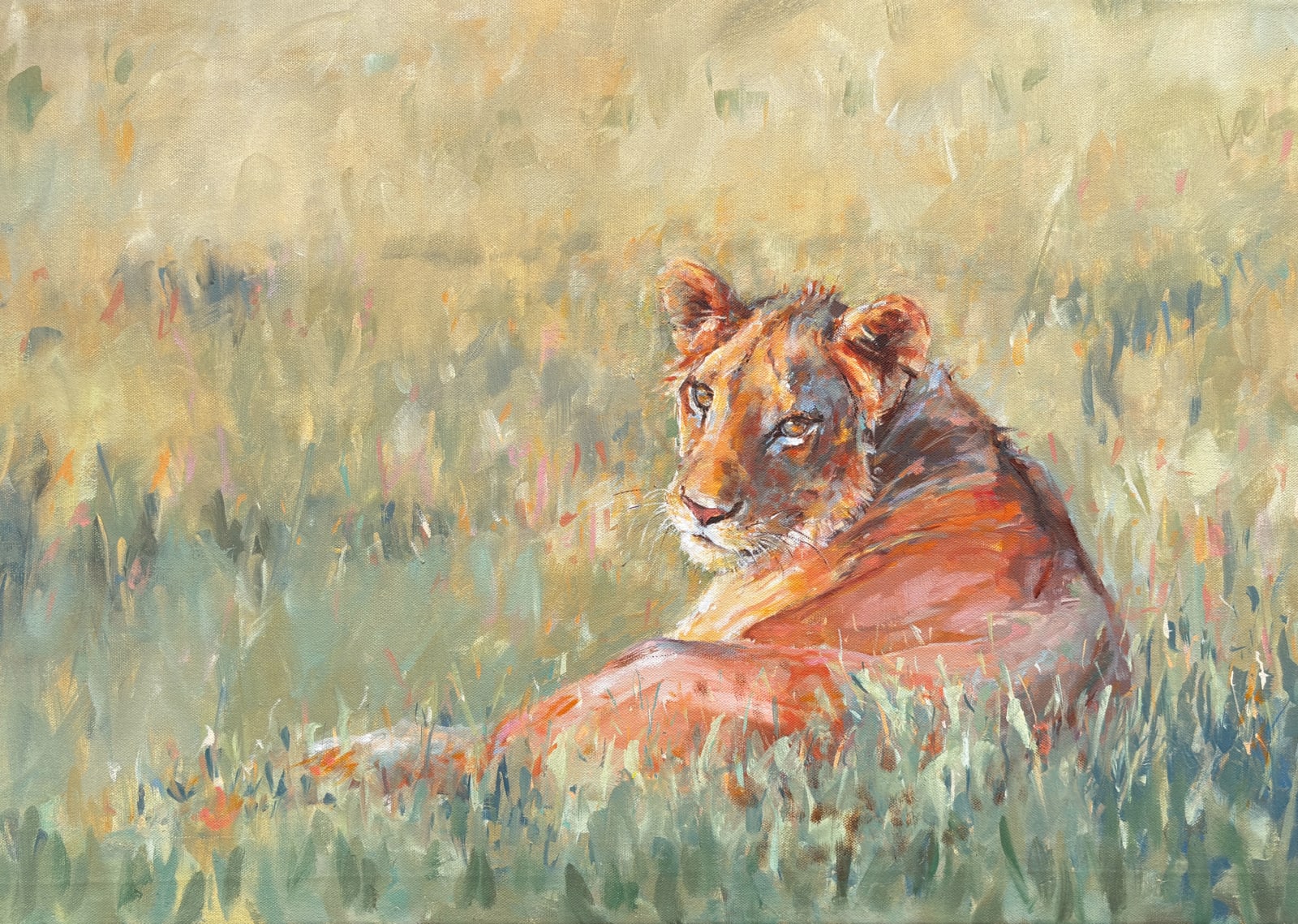 Julia Cassels, Hiding in the Grass