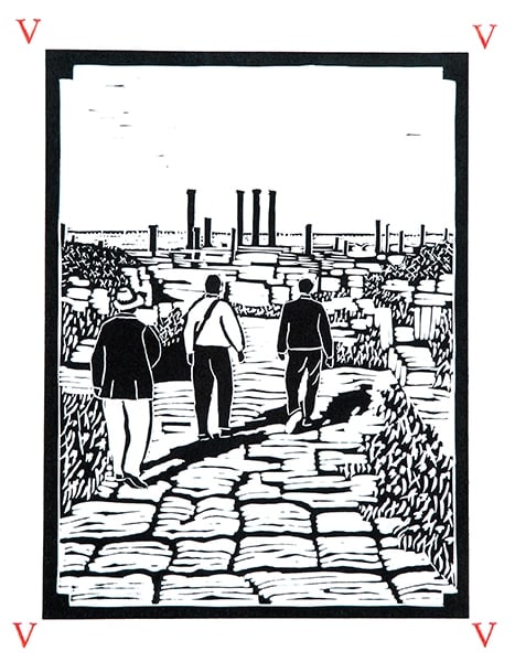 Dione Verulam, v is for visitor (Unframed)