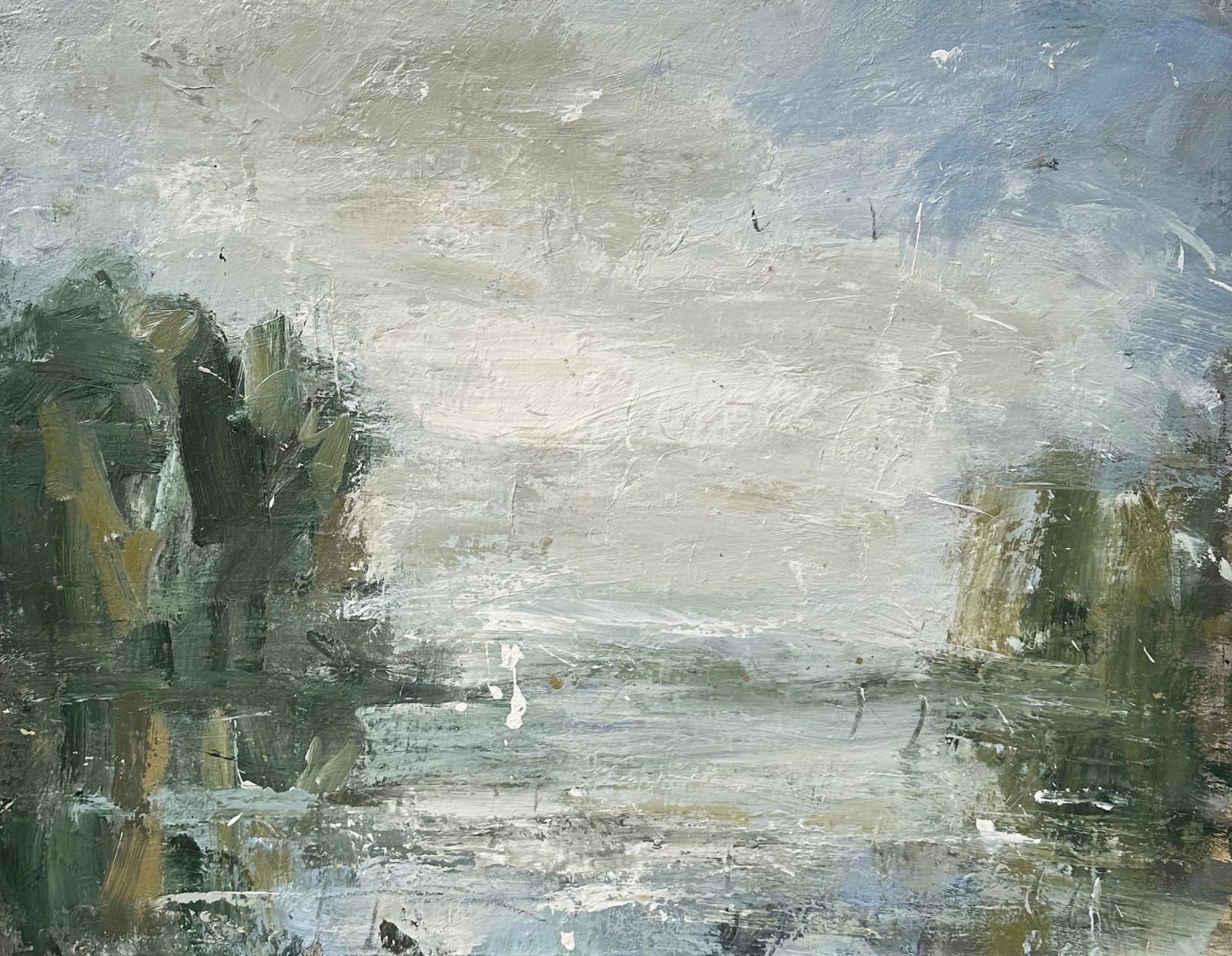 Louise Balaam, Across the Stour - Constable's View (London Gallery)