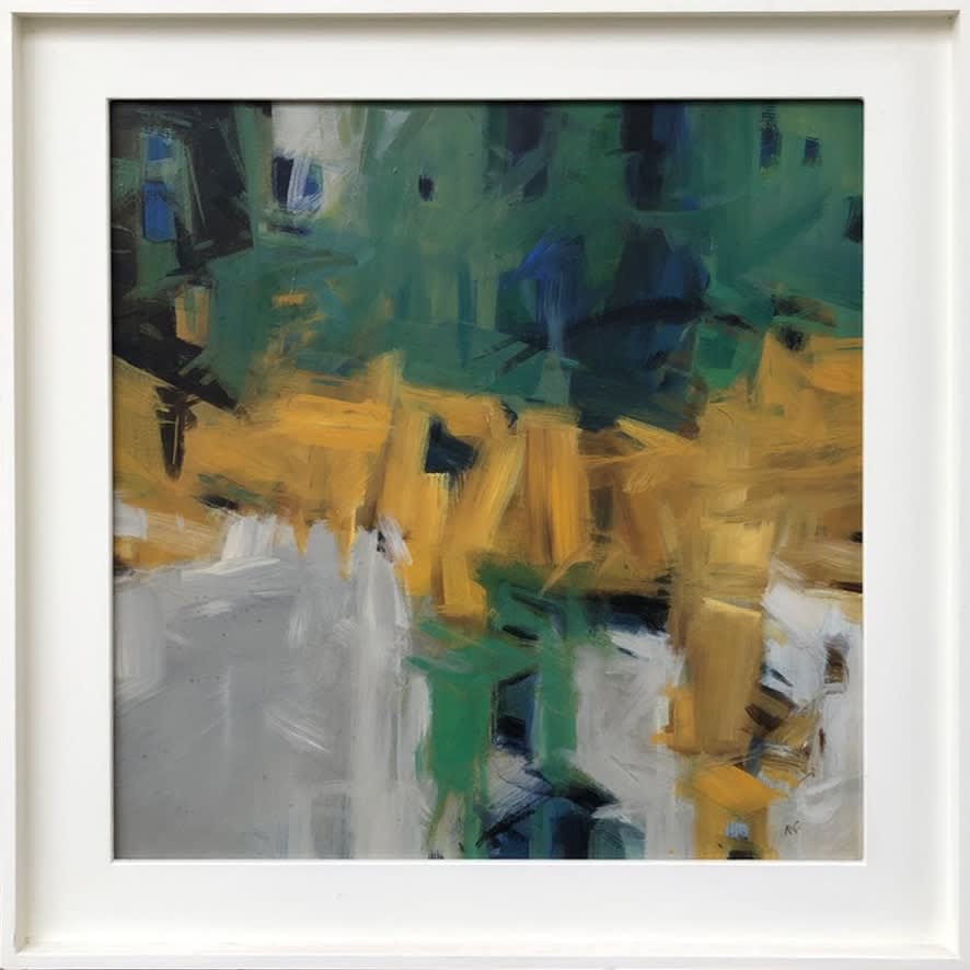 Malcolm Chandler, Dark Emerald and Gold (London Gallery)