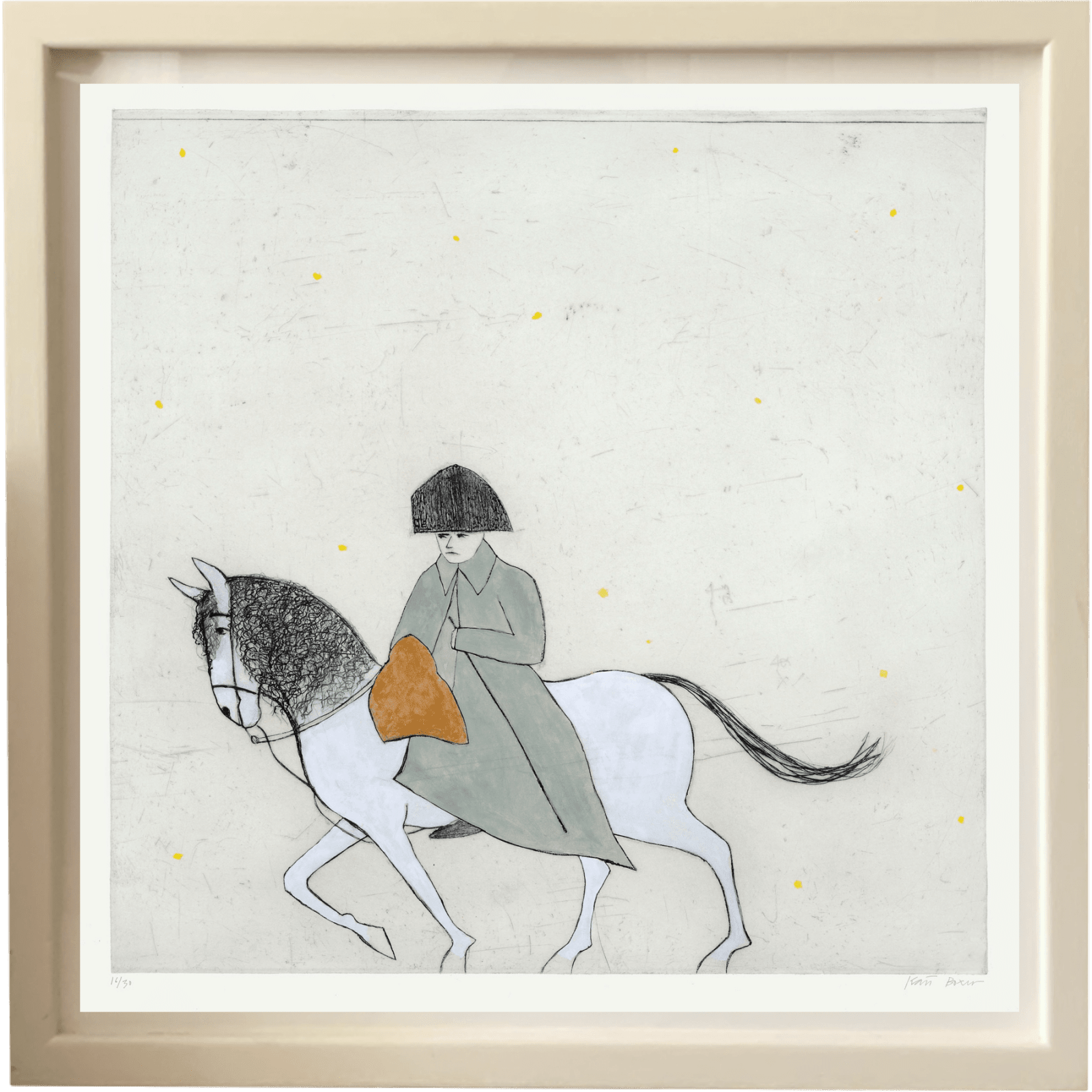 Kate Boxer, Napoleon in the Snow (Unframed)