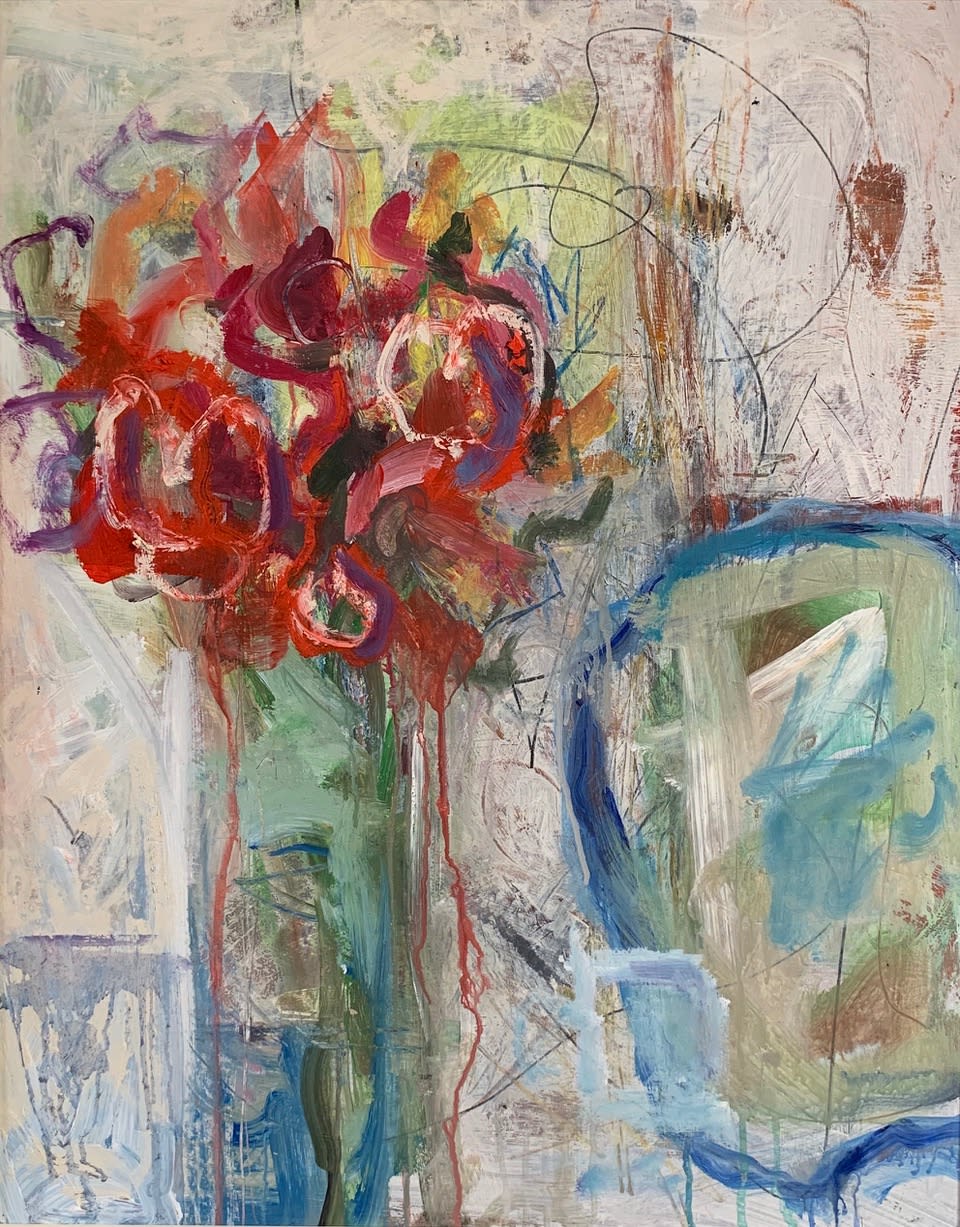 Annie Field, Red Flowers (London Gallery)