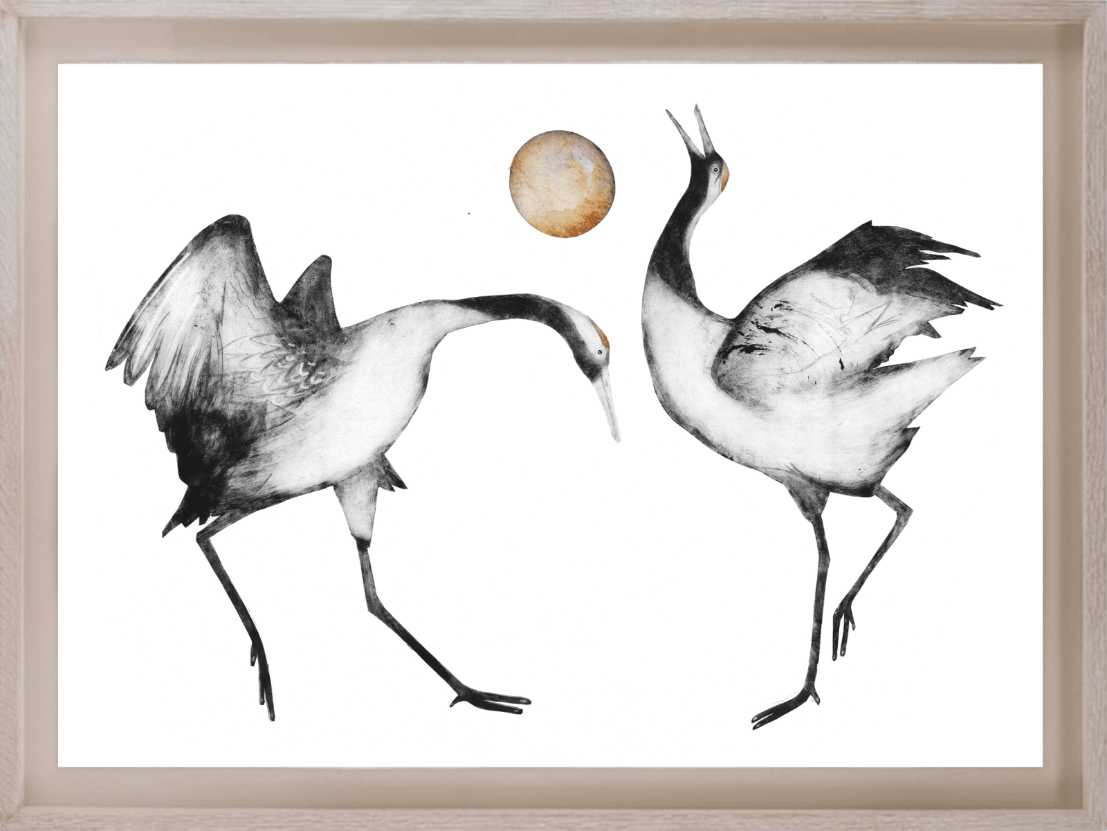 Beatrice Forshall, Japanese Cranes (Unframed)