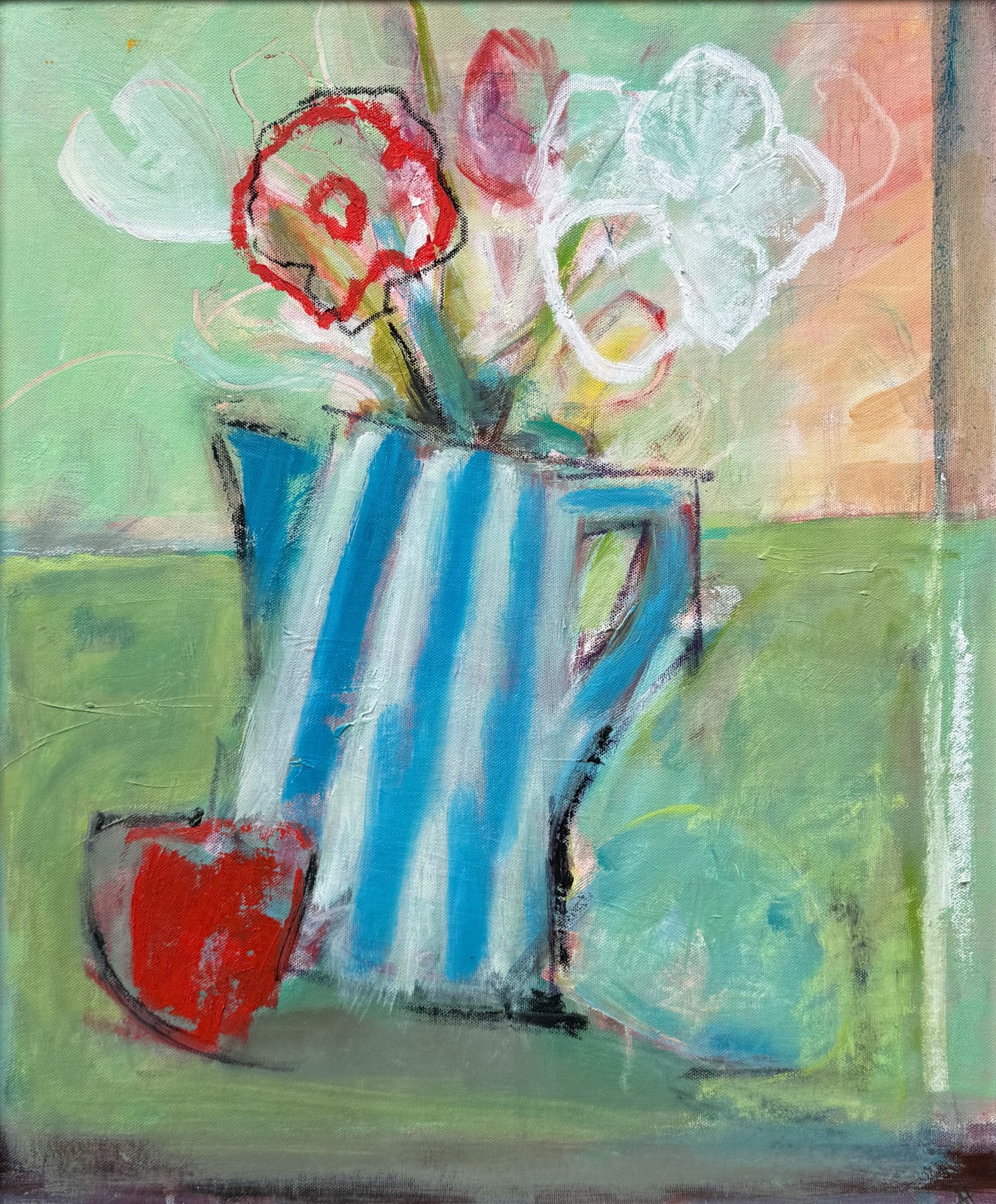 Annie Field, Stripy Jug