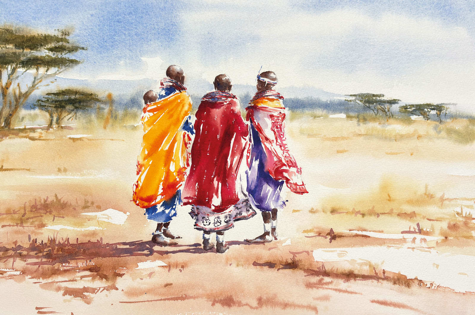 Julia Cassels, Towards the Village