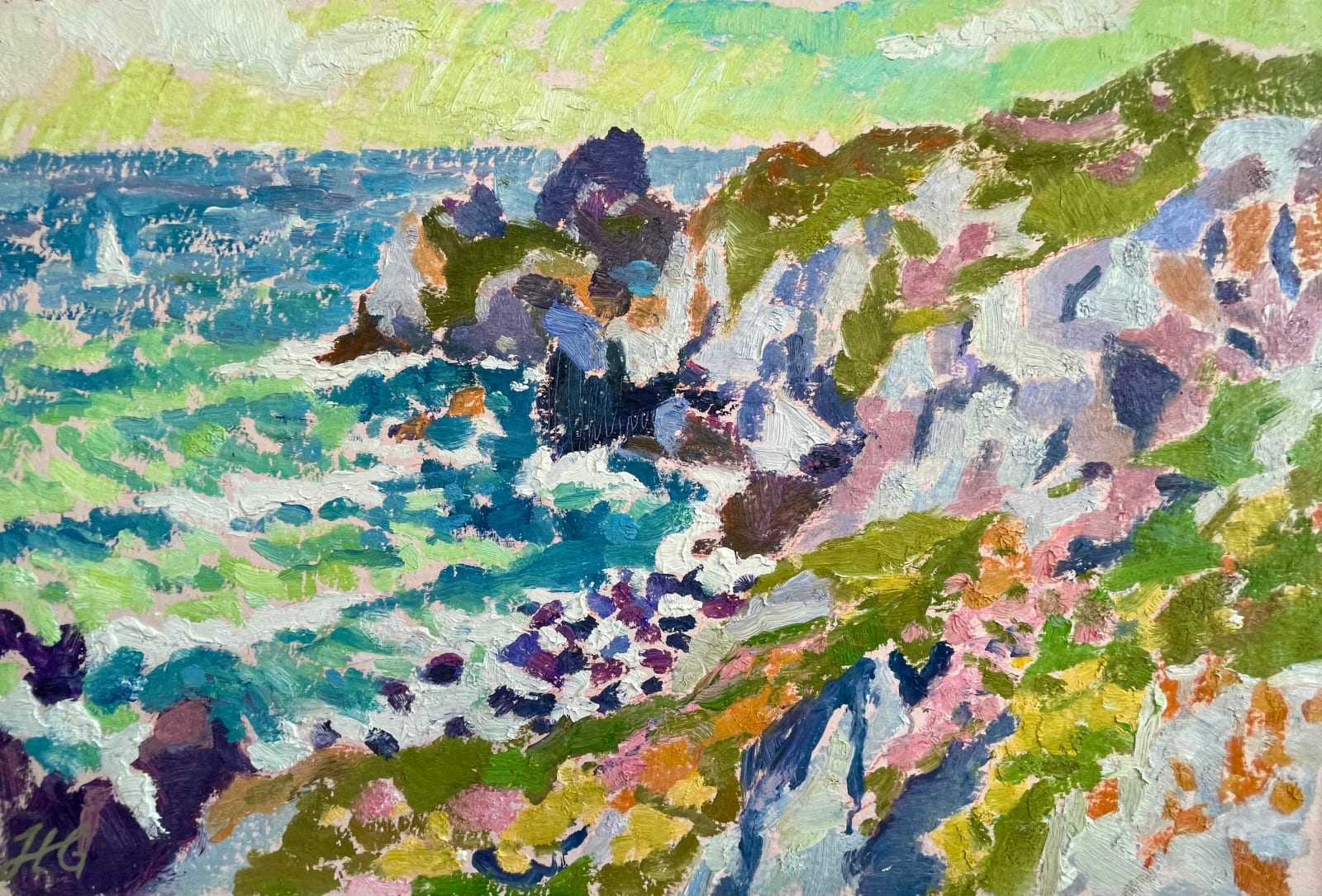 Hugo Grenville, Breezy Day on the Lizard (London Gallery)