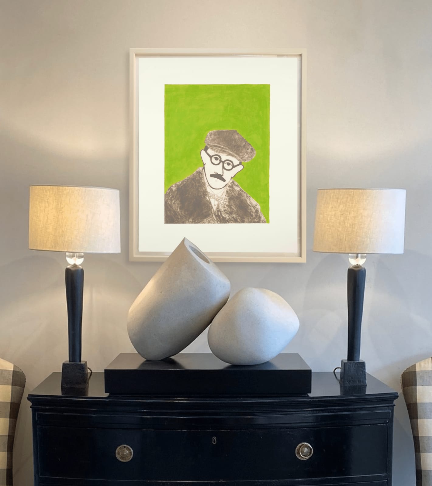 Kate Boxer, James Joyce (Unframed)