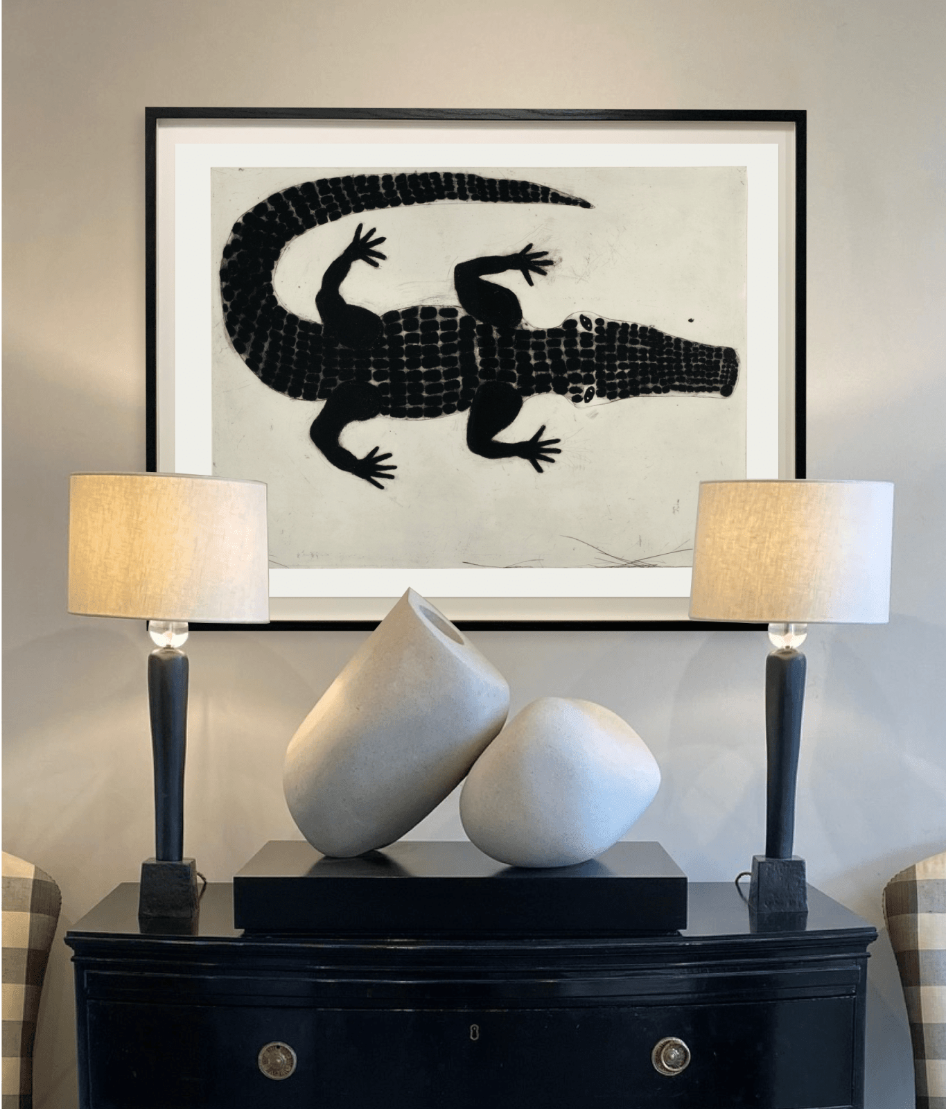 Kate Boxer, Alligator (Unframed)