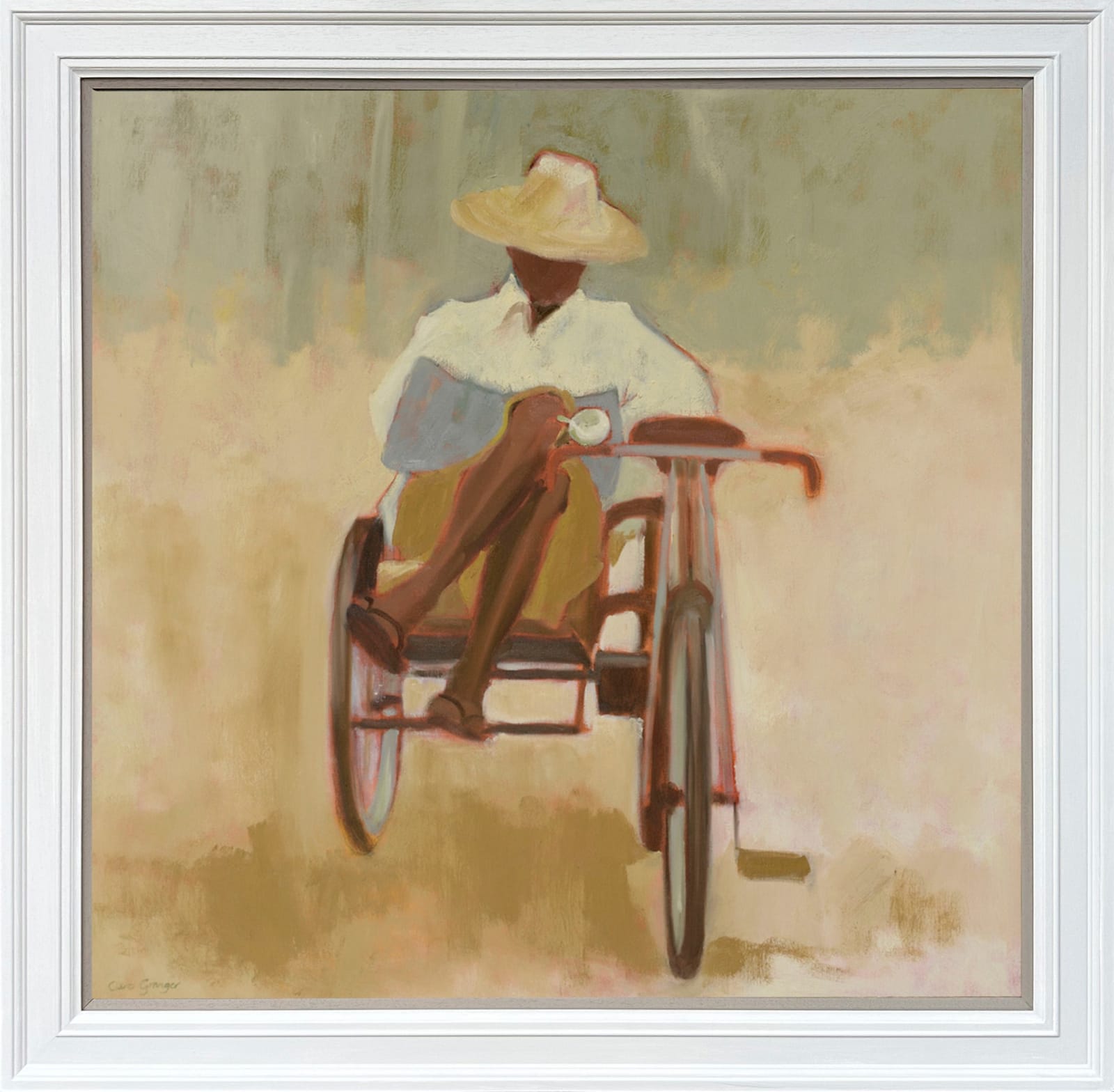 Clare Granger, Relaxing on the Rickshaw