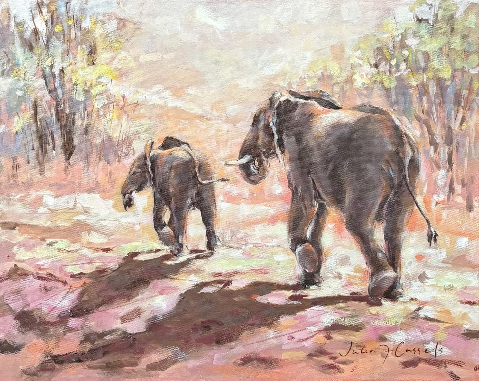 Julia Cassels, Following (Hungerford Gallery)