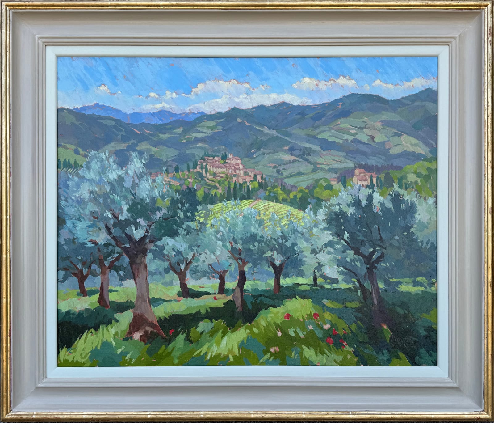 Annabel Playfair, Olive Groves above Montefioralle