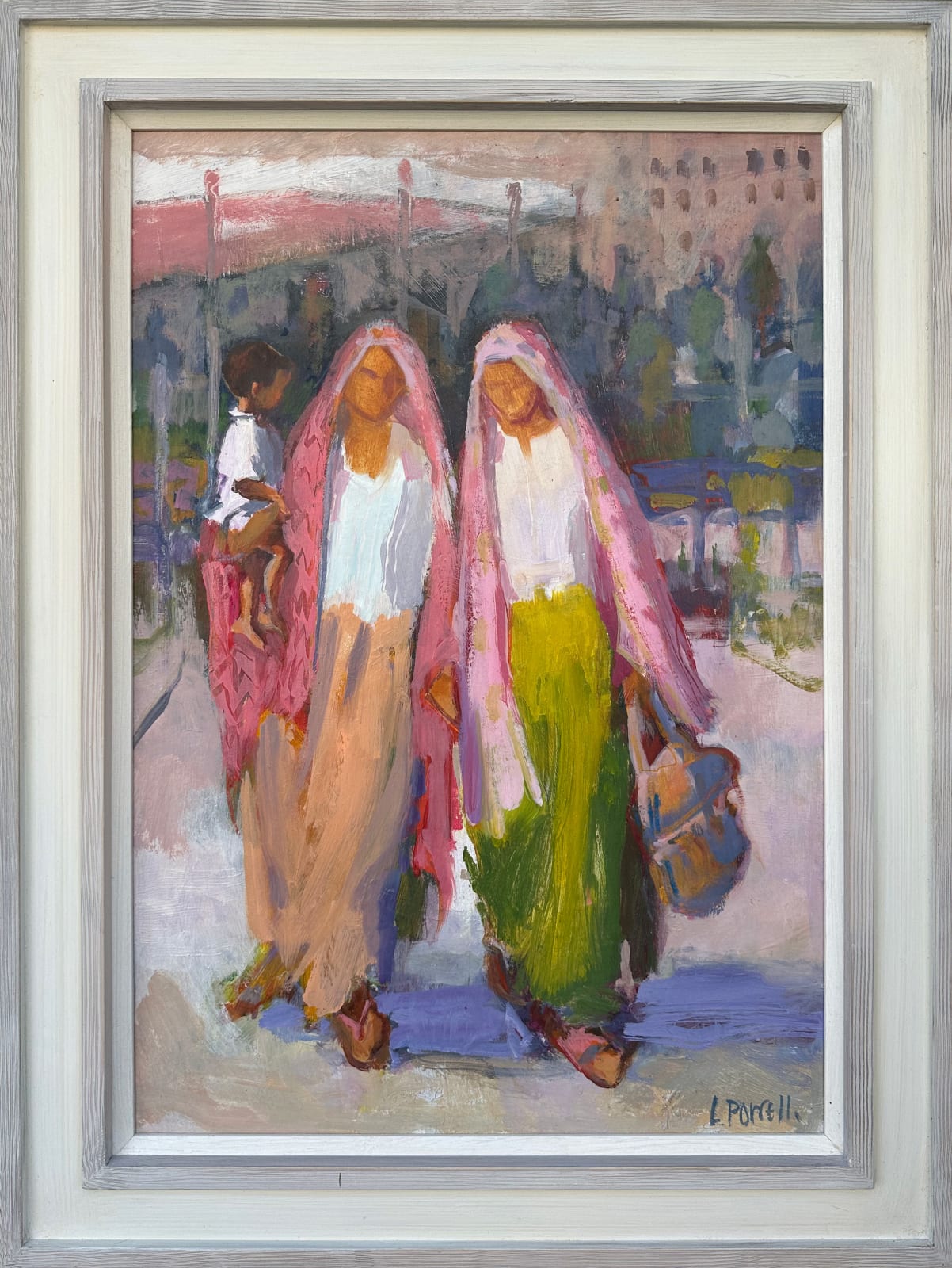 Lucy Powell, Sisters in Saris (Hungerford Gallery)