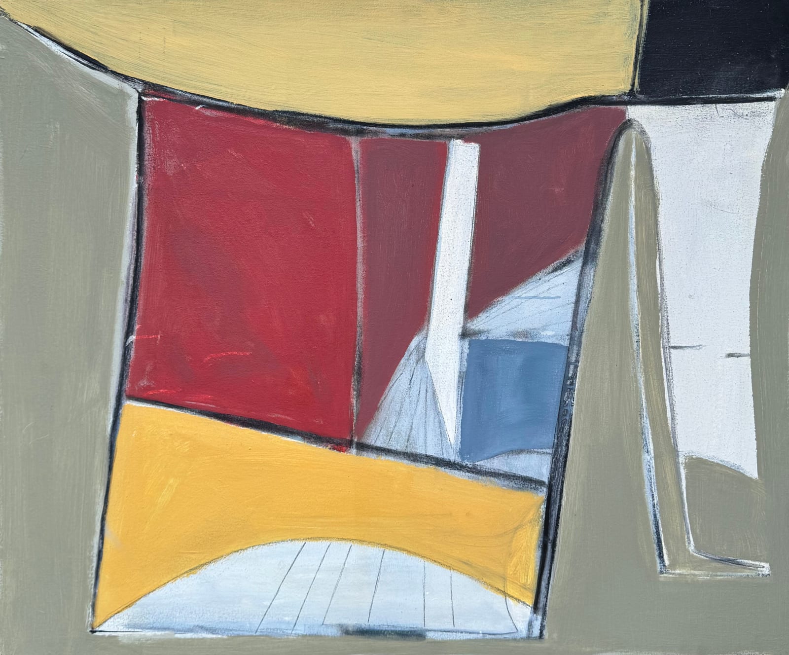Frank Phelan, Untitled (Red/Ochre) (London Gallery)
