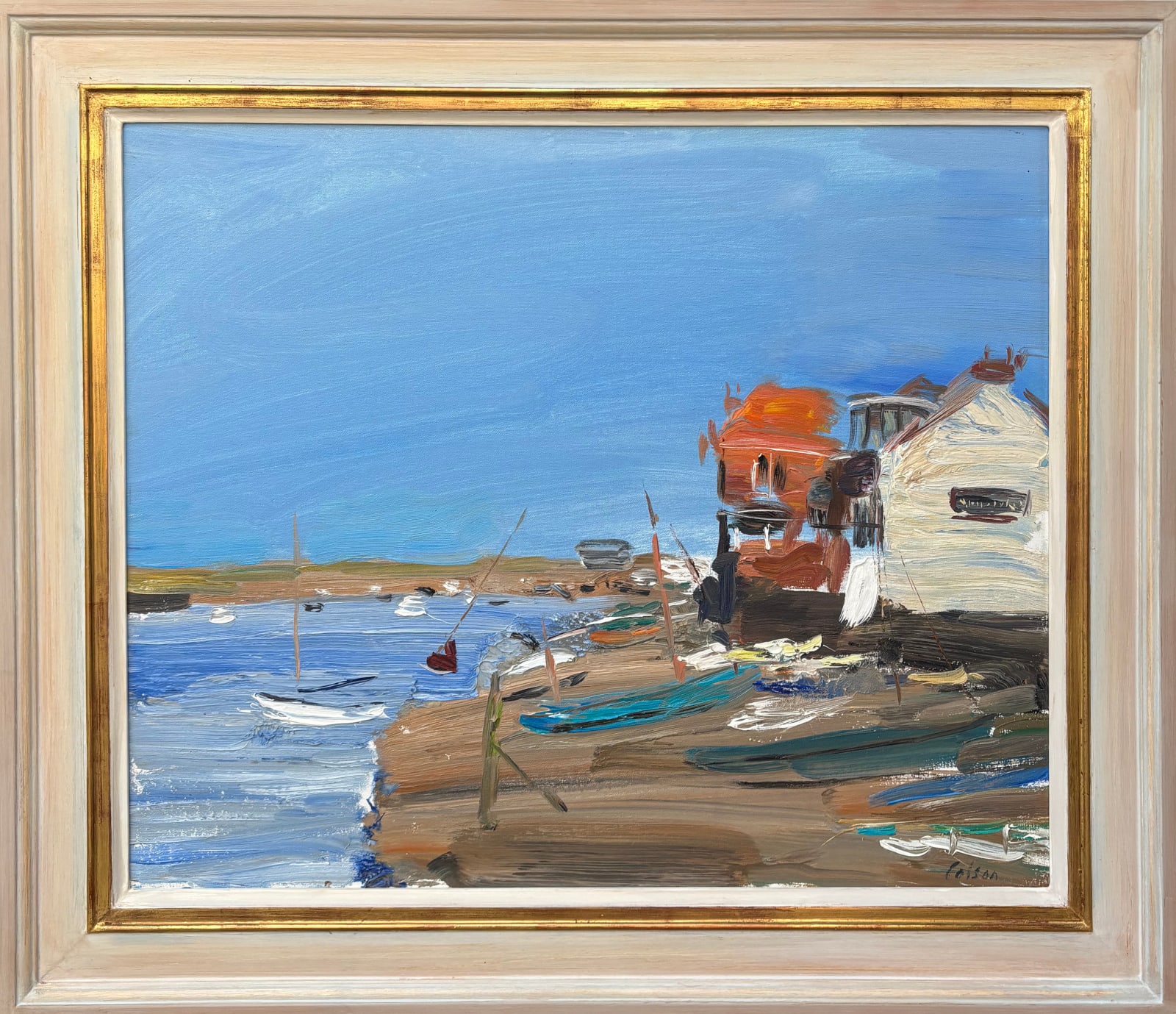 Richard Colson, Wells Harbour (Hungerford Gallery)