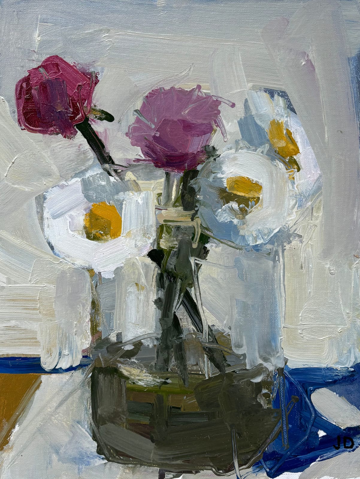 John Dobbs, Garden Flowers in a Jar (Hungerford Gallery)