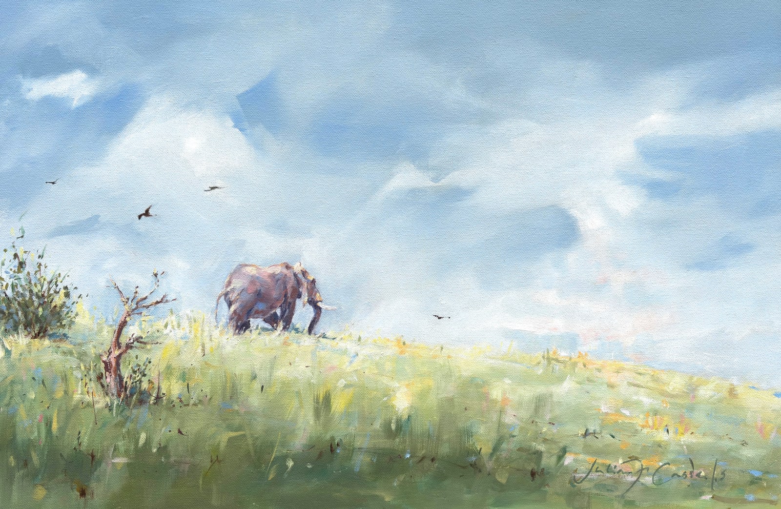 Julia Cassels, After the Rain (Hungerford Gallery)