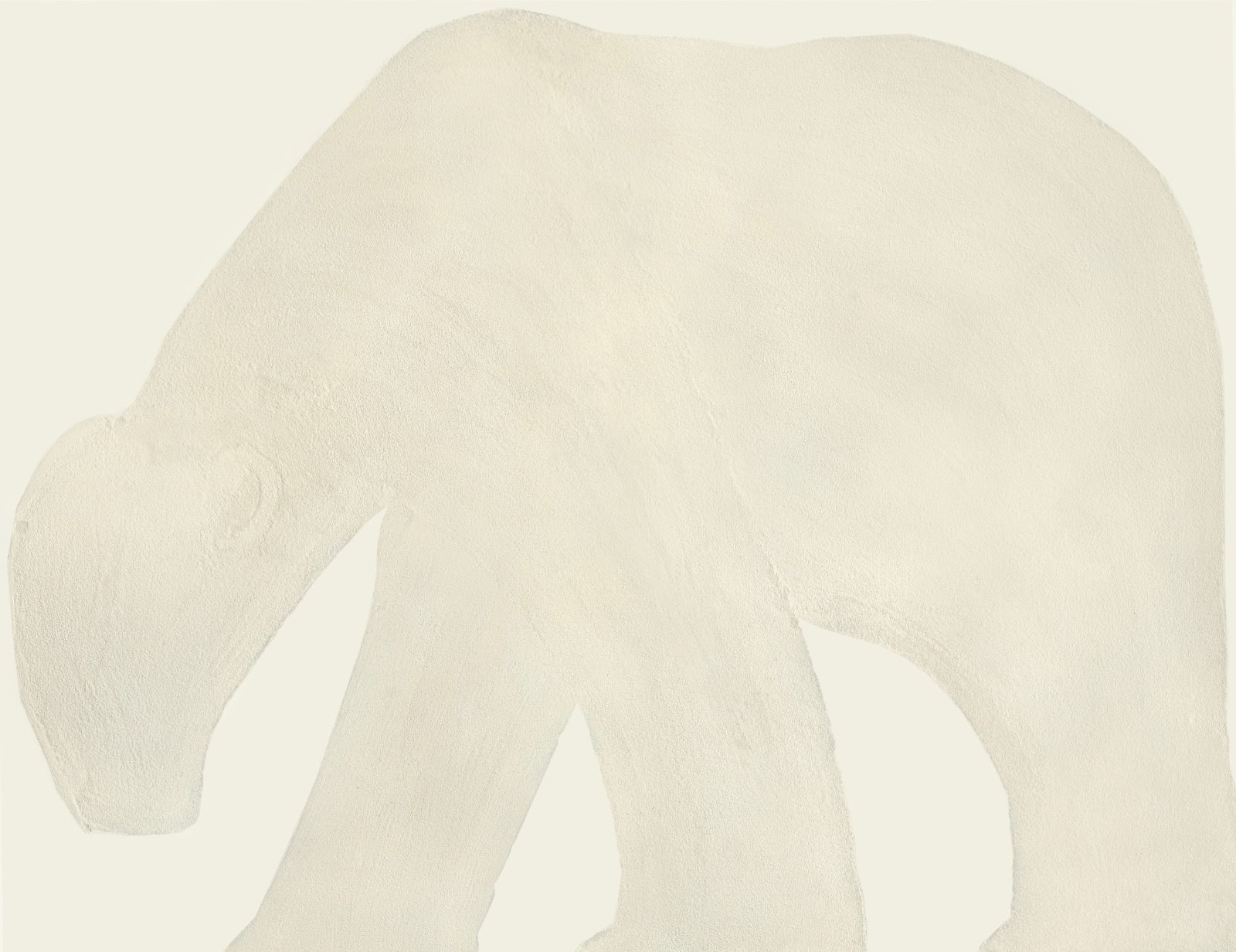 Kate Boxer, Polar Bear - White (Unframed)