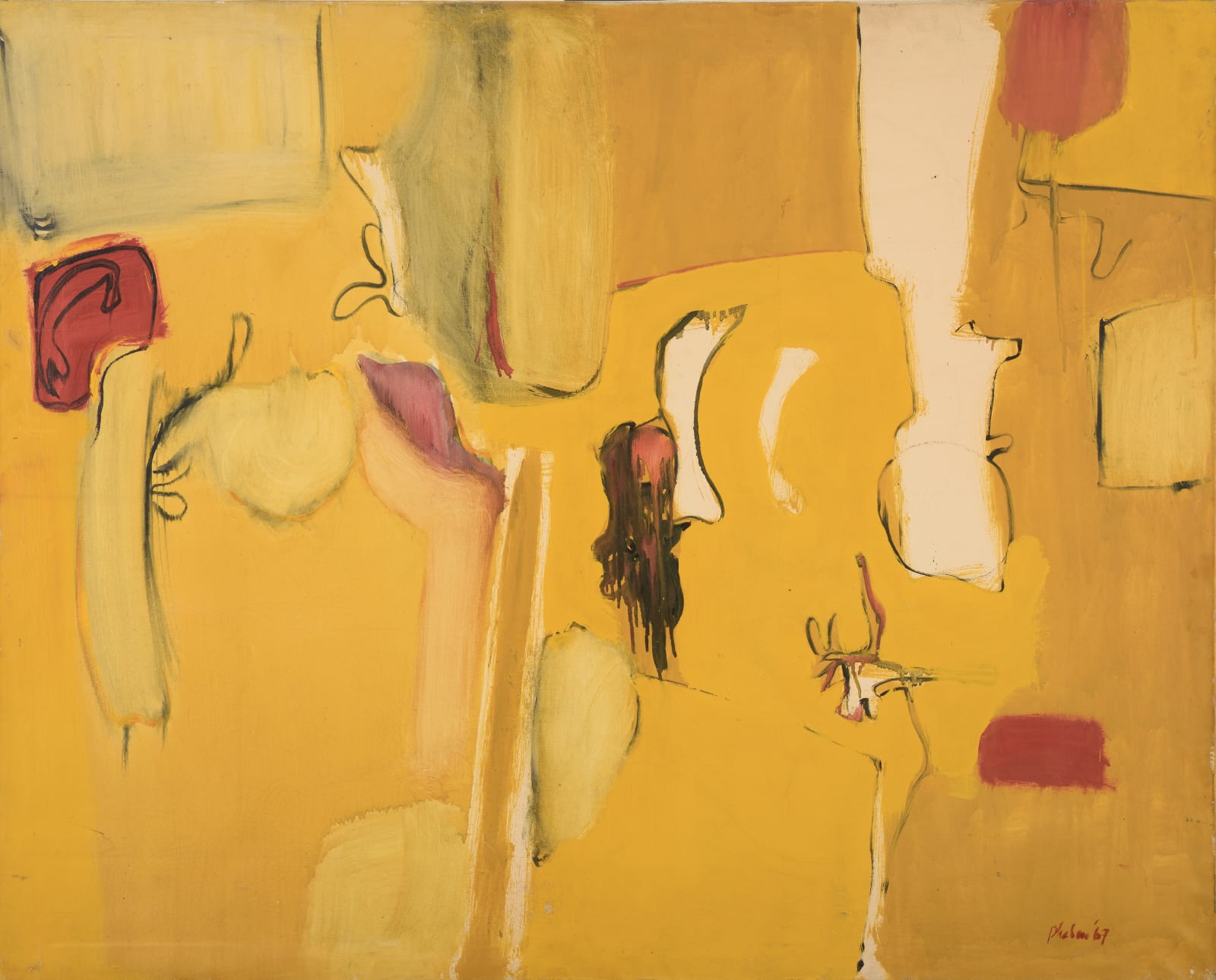 Frank Phelan, Yellow Bird I 1967 (London Gallery)