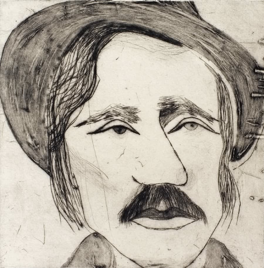 Kate Boxer, Maxim Gorky (Unframed)