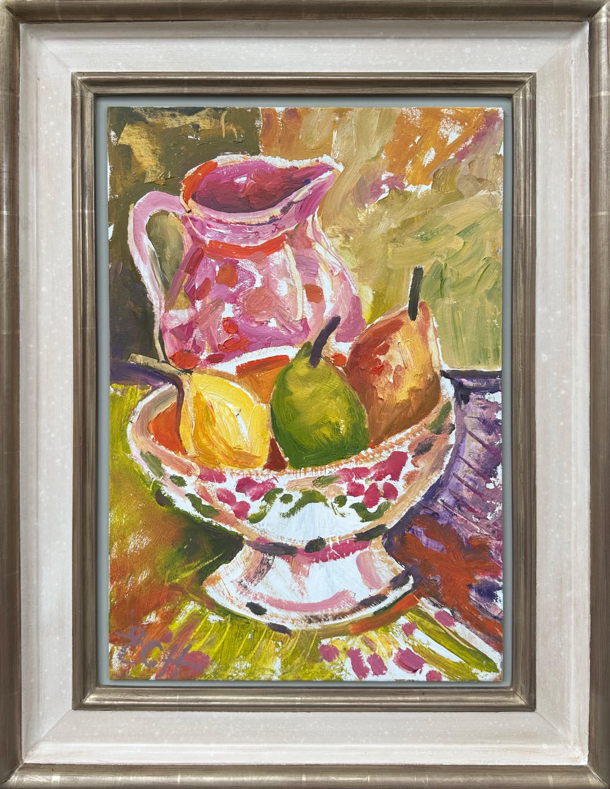 Emma Haggas, Jug and Pears (Hungerford Gallery)