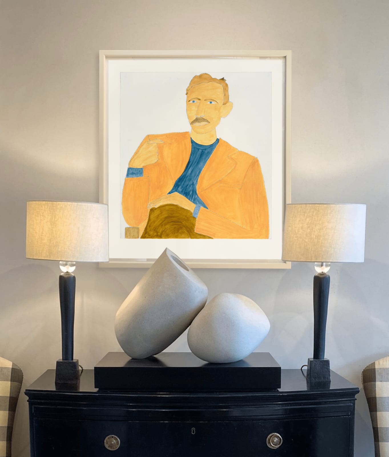 Kate Boxer, John Steinbeck (Unframed)