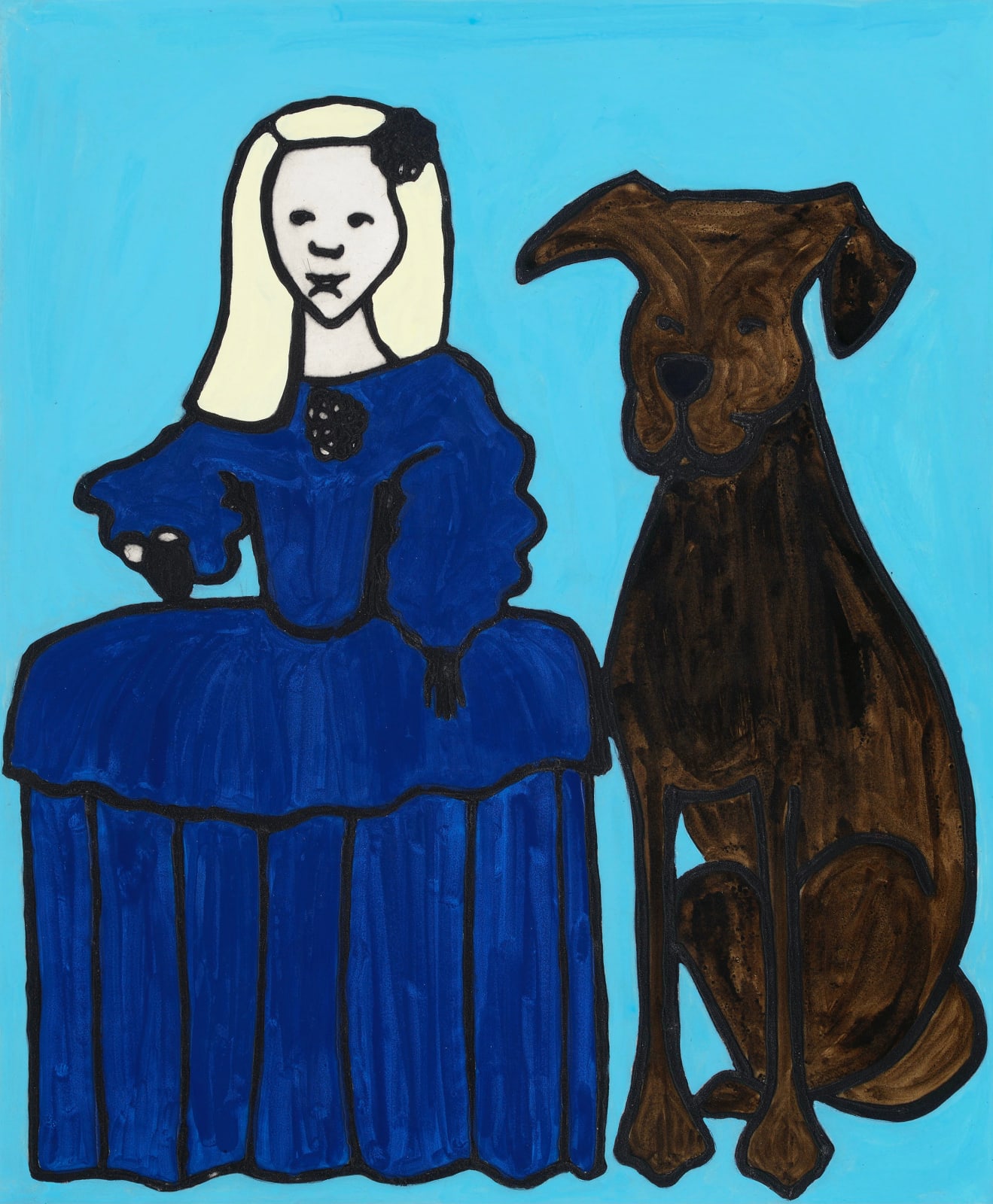 Kate Boxer, The Infanta and Tiaga (Unframed)