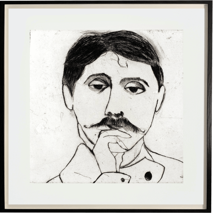 Kate Boxer, Marcel Proust (unframed)