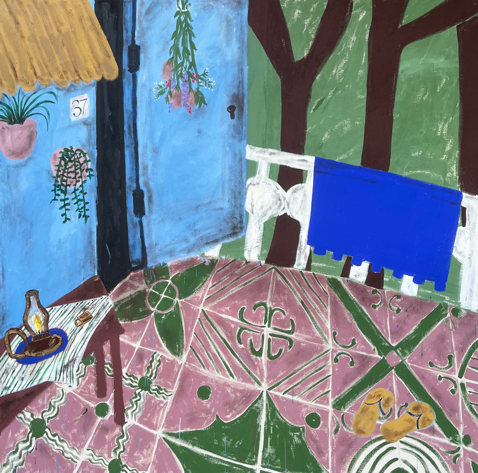 Aline Gaiad, My Oil Lamp Is On (Hungerford Gallery) Cricket Fine Art