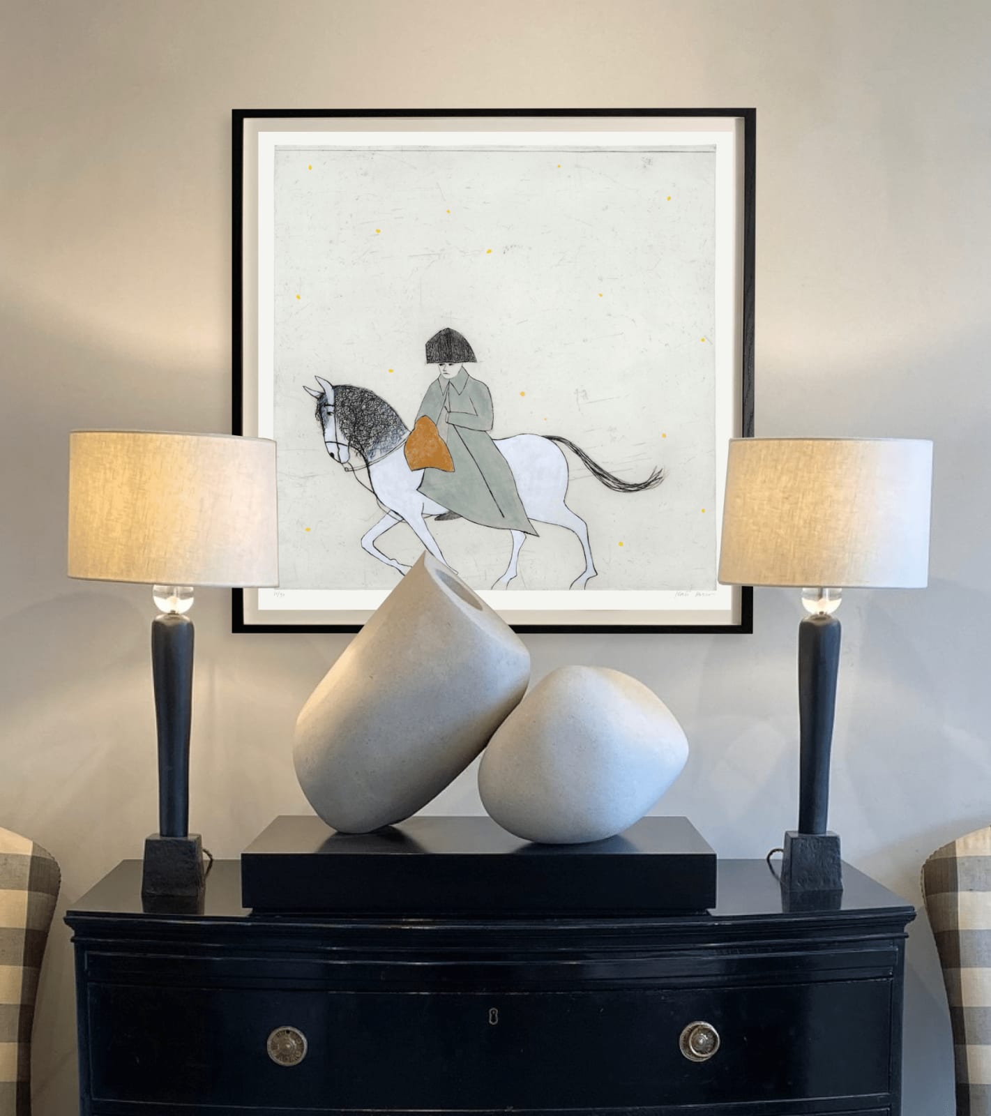 Kate Boxer, Napoleon in the Snow (Unframed)