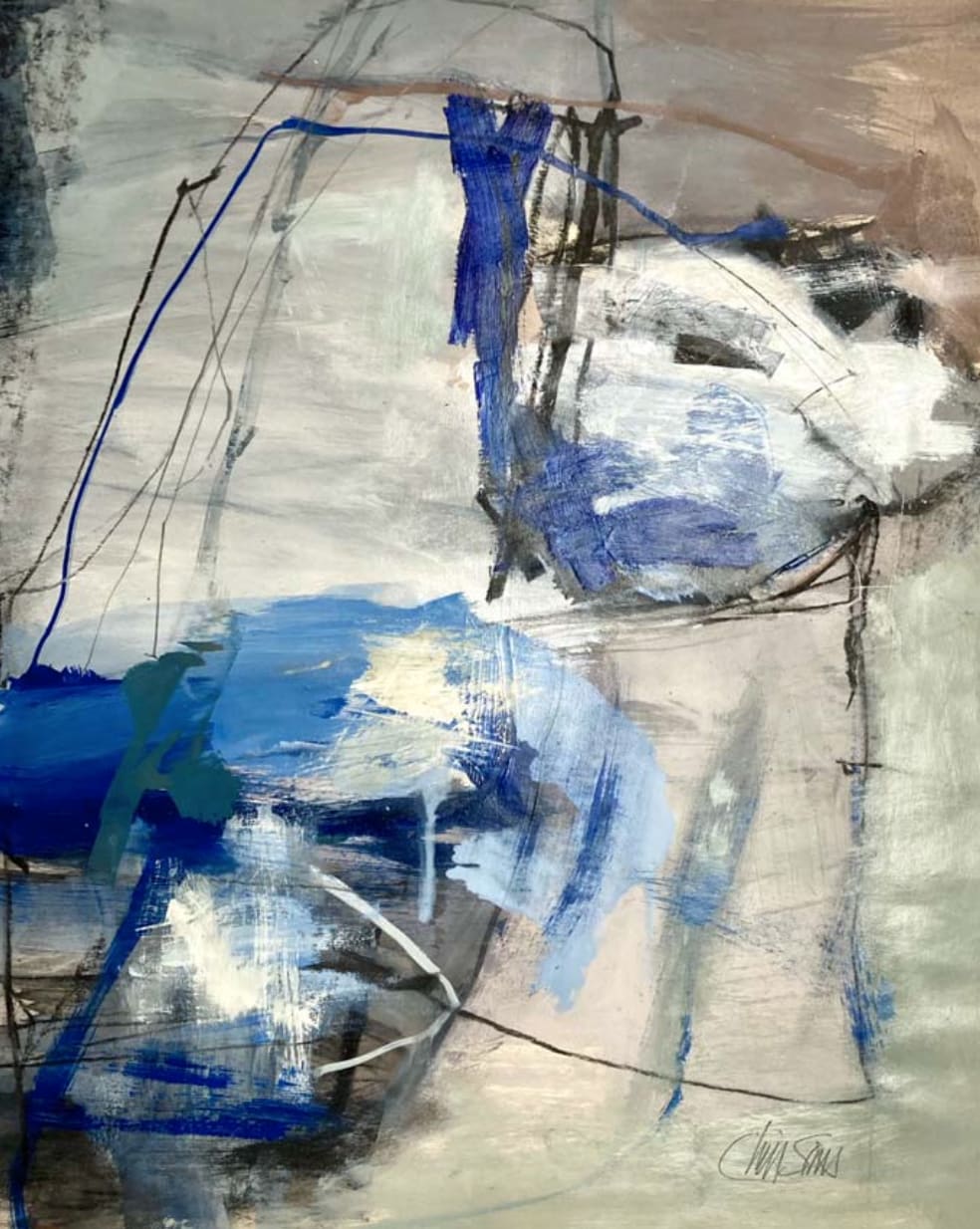 Chris Sims, Suspension No. 30 (Mounted) (London Gallery)