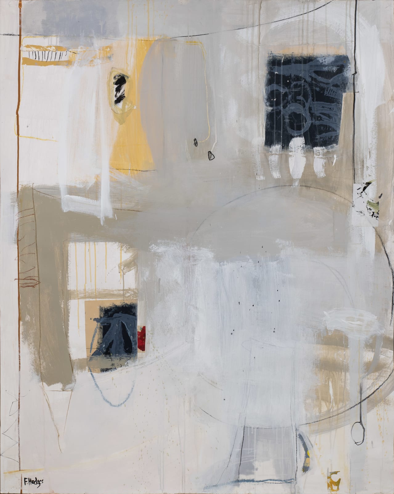 Felice Hodges, Interior with Amber Vase