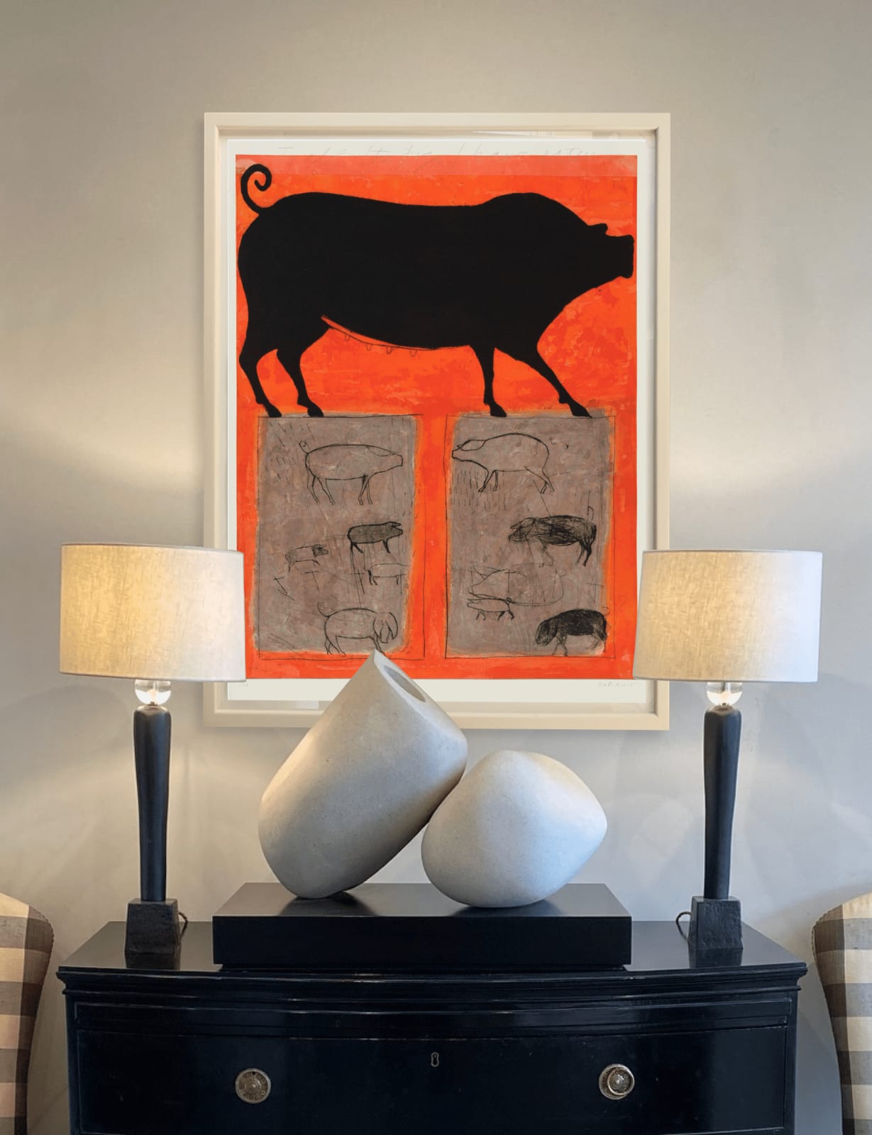 Kate Boxer, To all the Pigs I have eaten (Unframed)
