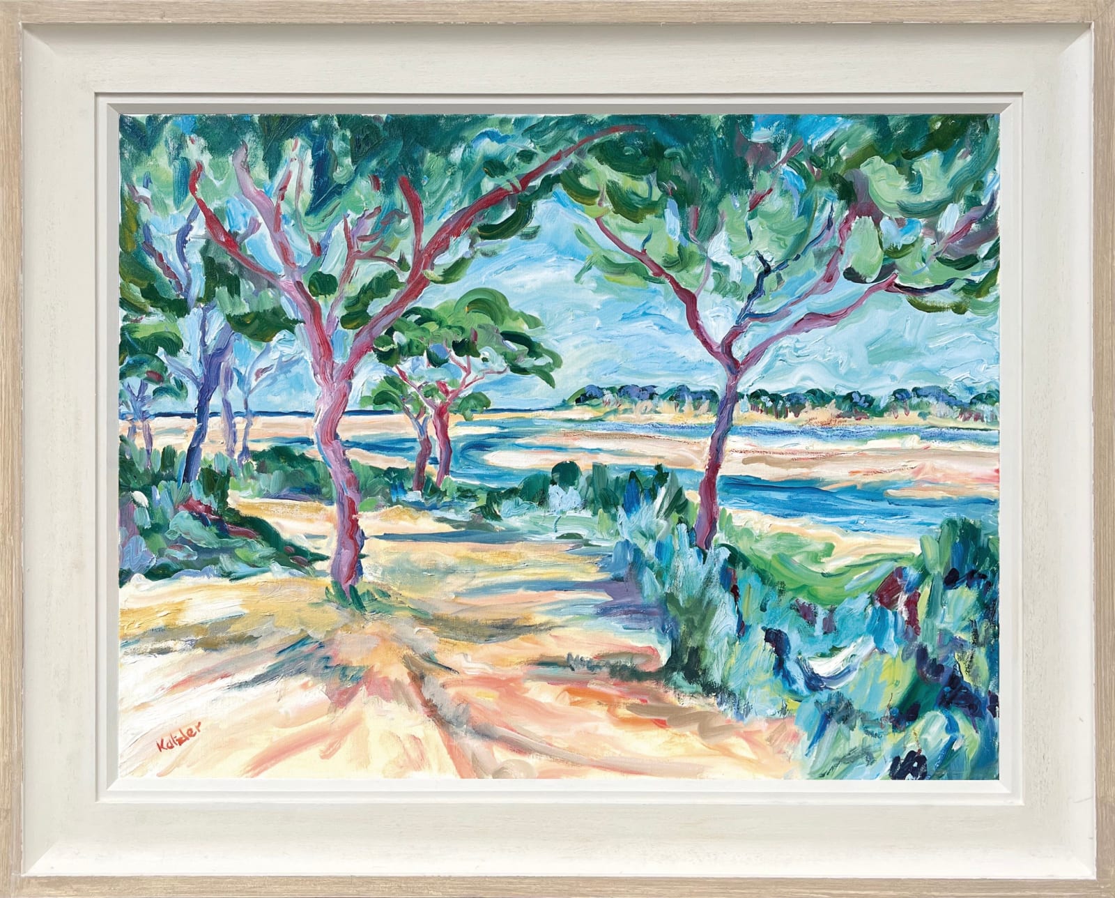 Fi Katzler, Track to the Sea (Hungerford Gallery)