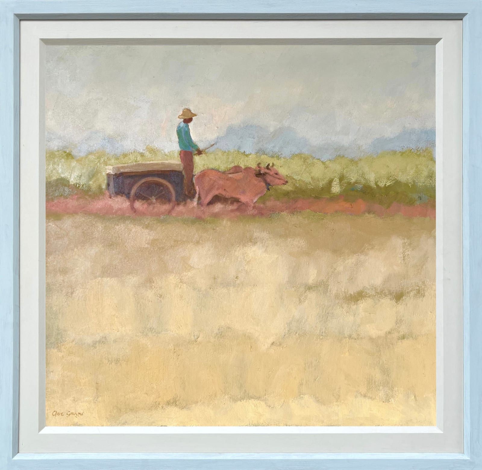 Clare Granger, Oxen Cart (London Gallery)