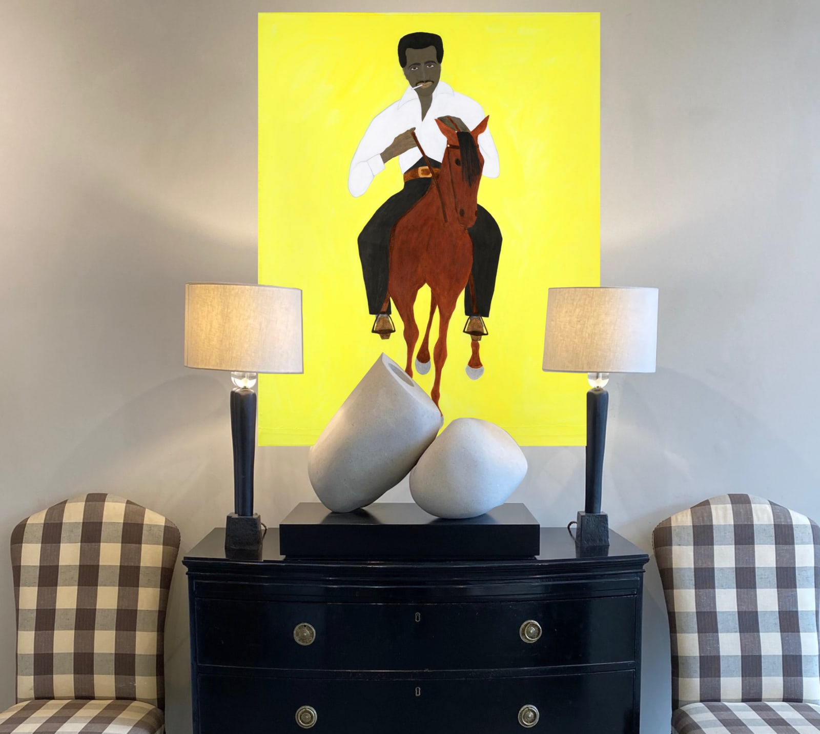 Kate Boxer, Otis on Horseback (London Gallery)